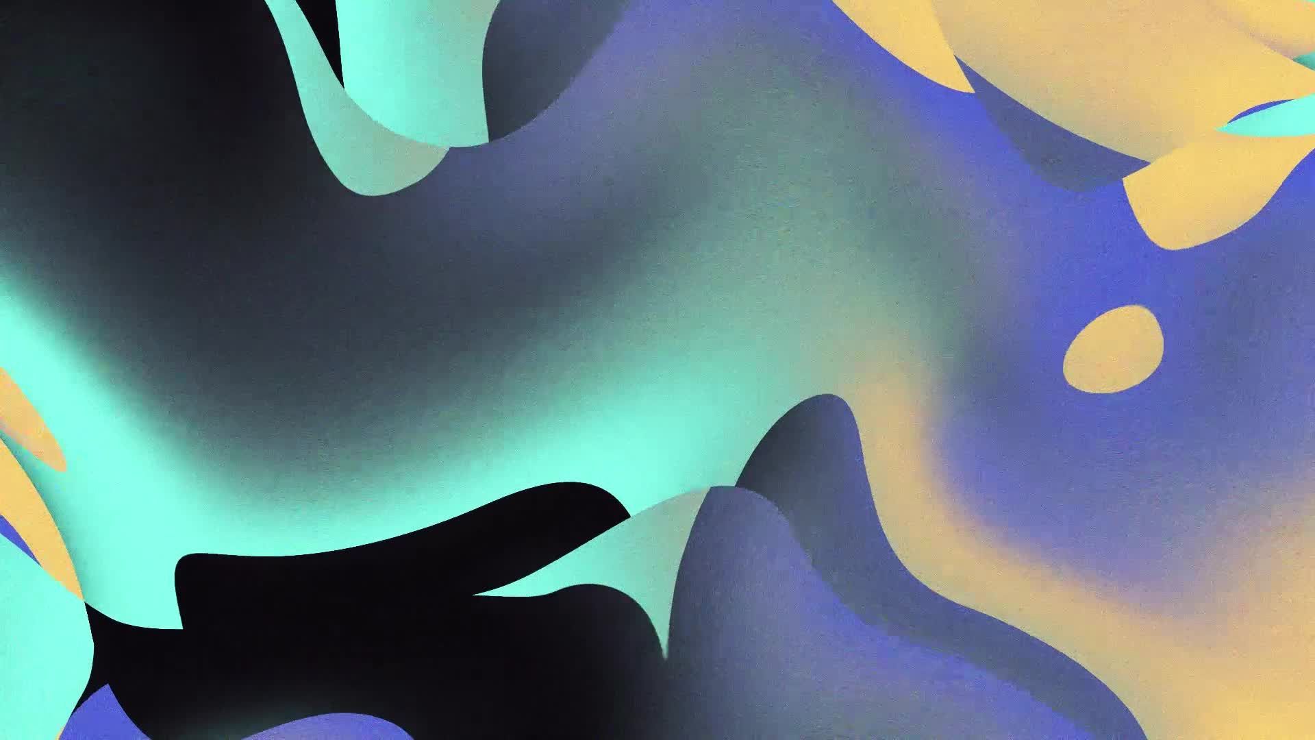 1920x1080 Vibrant Abstract Gradient Animation Background