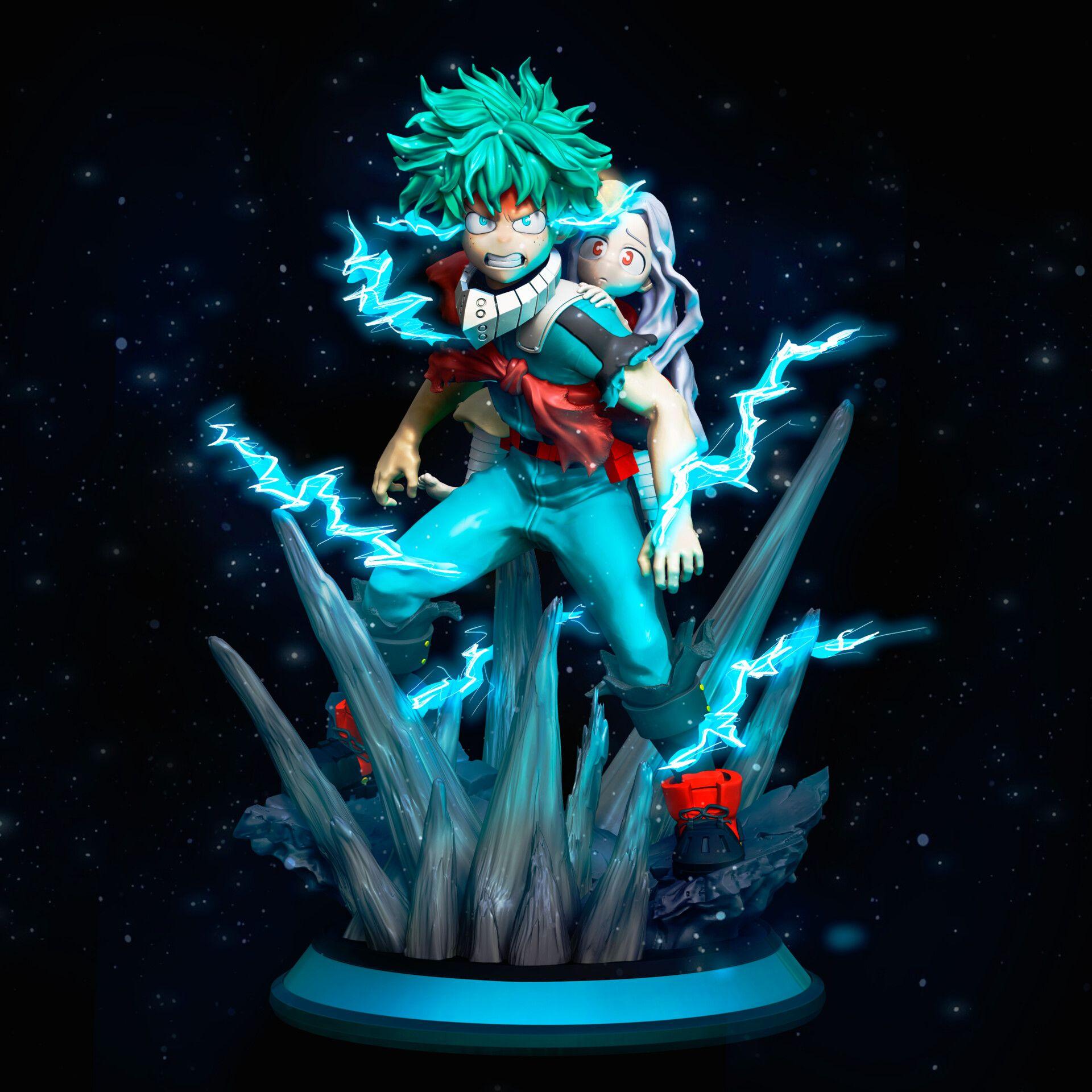 infinite deku with eri glow in the dark
