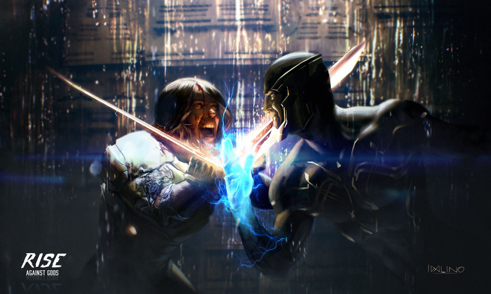 1920x1152 Rodrigo Idalino Against Gods faces the Entity of Thunder