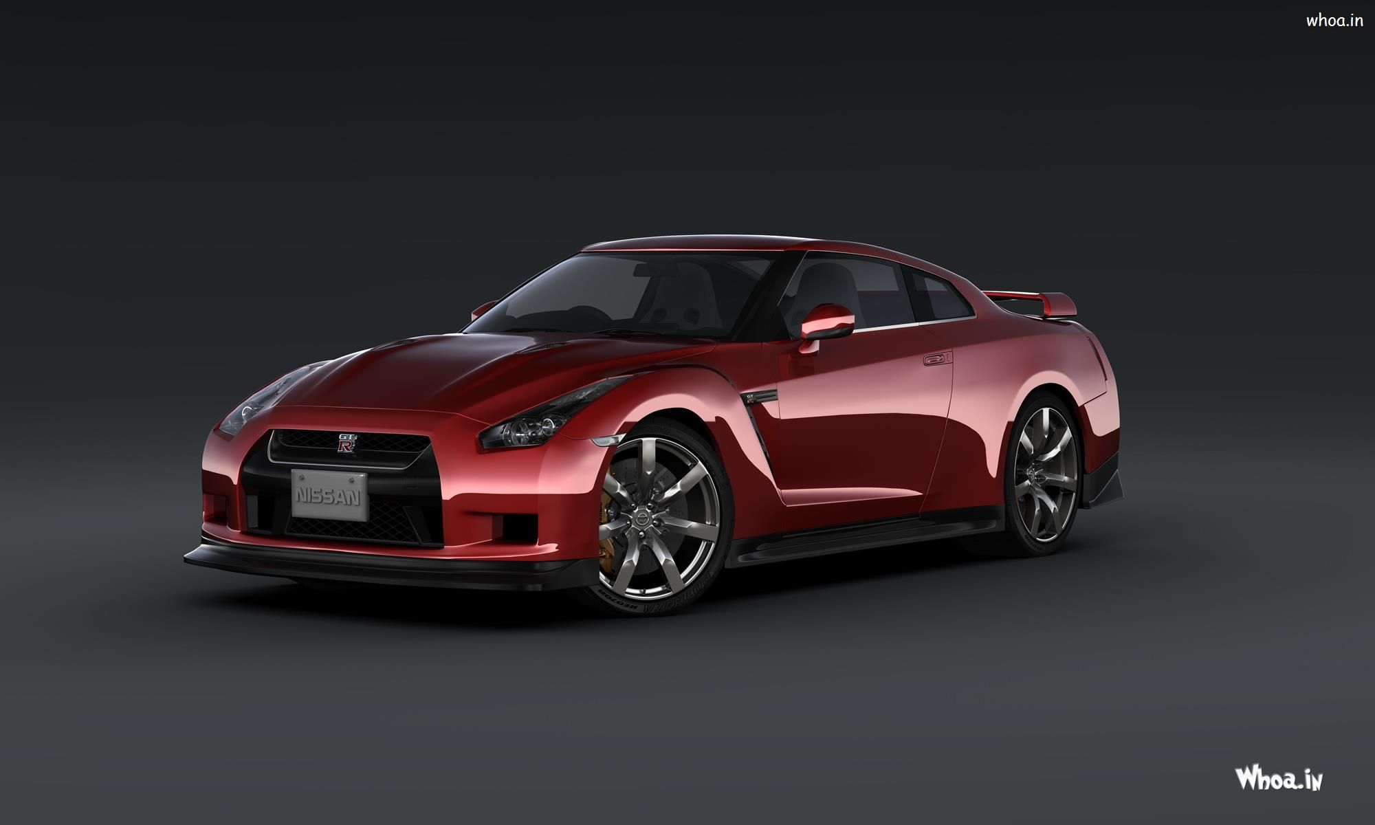 2000x1200 Red Car Dark HD Wallpaper