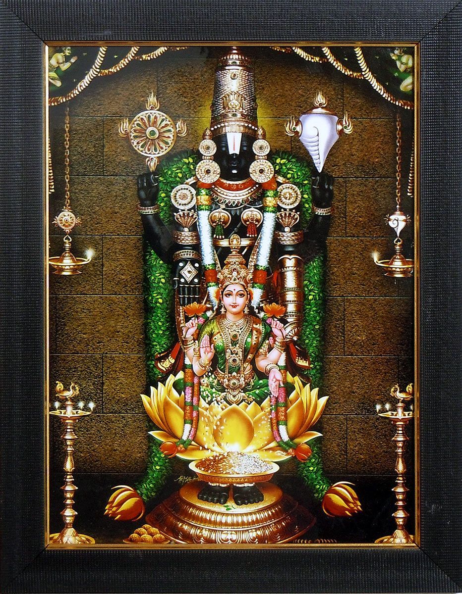 932x1200 Lord Balaji with Lakshmi
