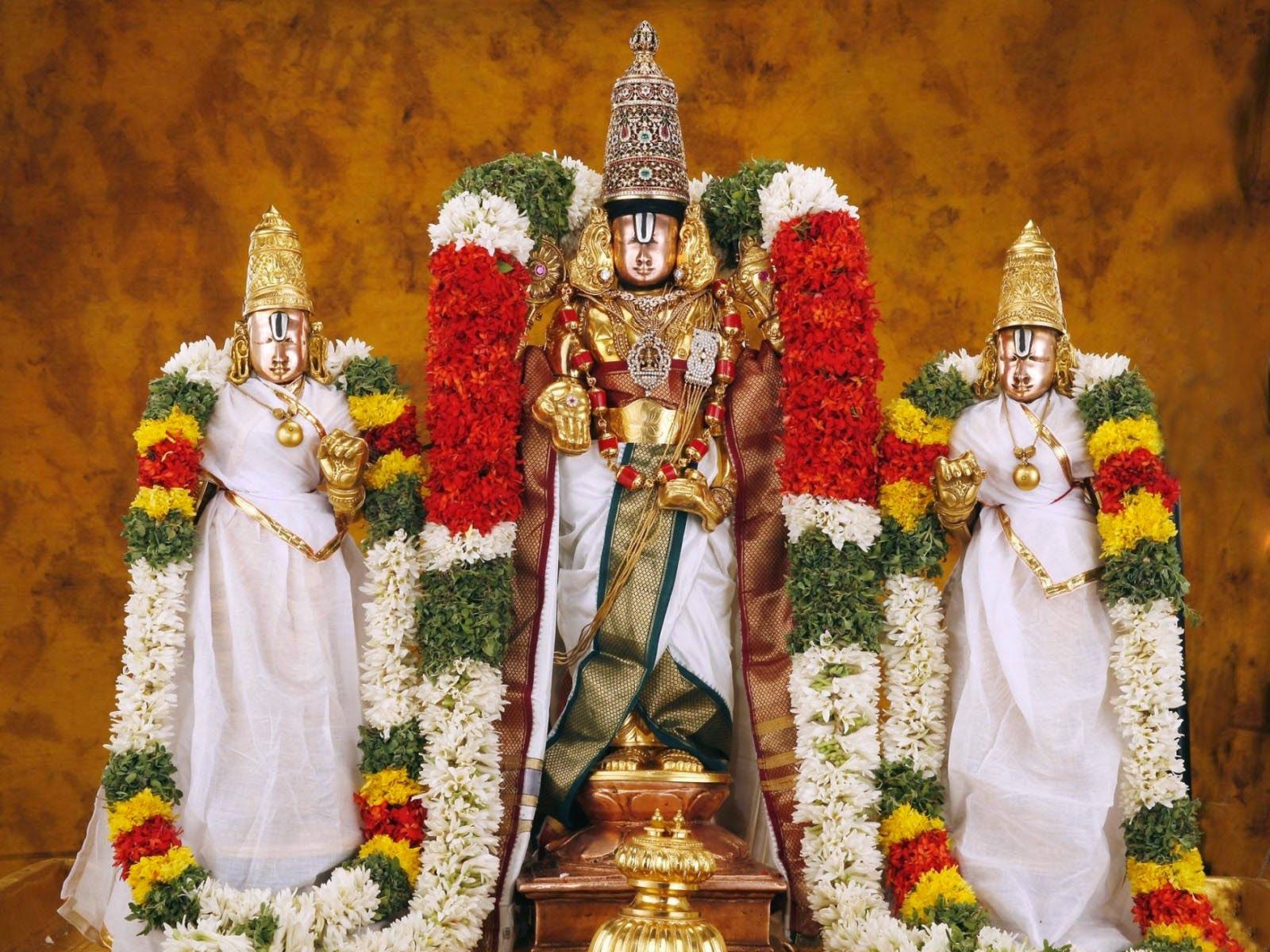 1600x1200 Lord Venkatesha with Lakshmi, Padmavathi Devi Wallpaper. Hindu God Image.blogspot.in