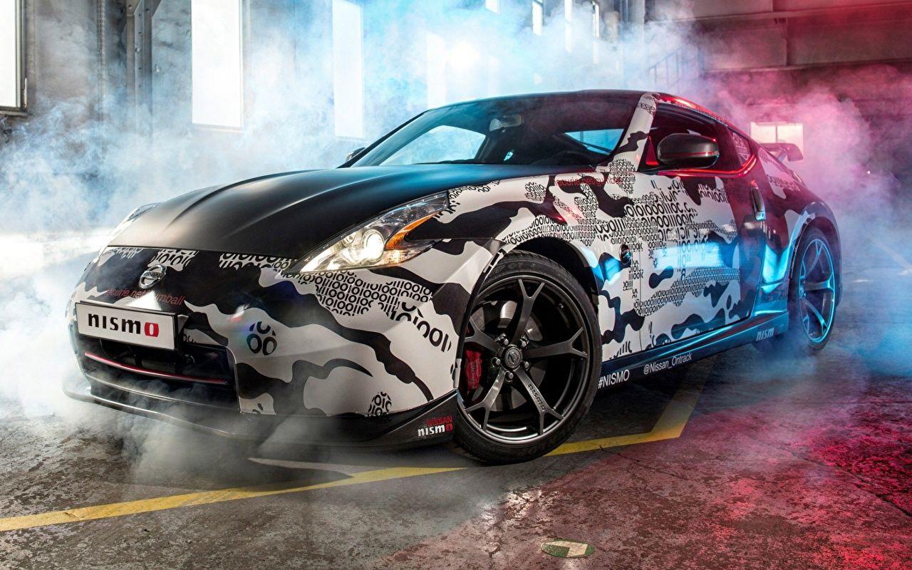 1280x800 Desktop Wallpaper Nissan 370Z NISMO Gumball 3000 Cars Smoke
