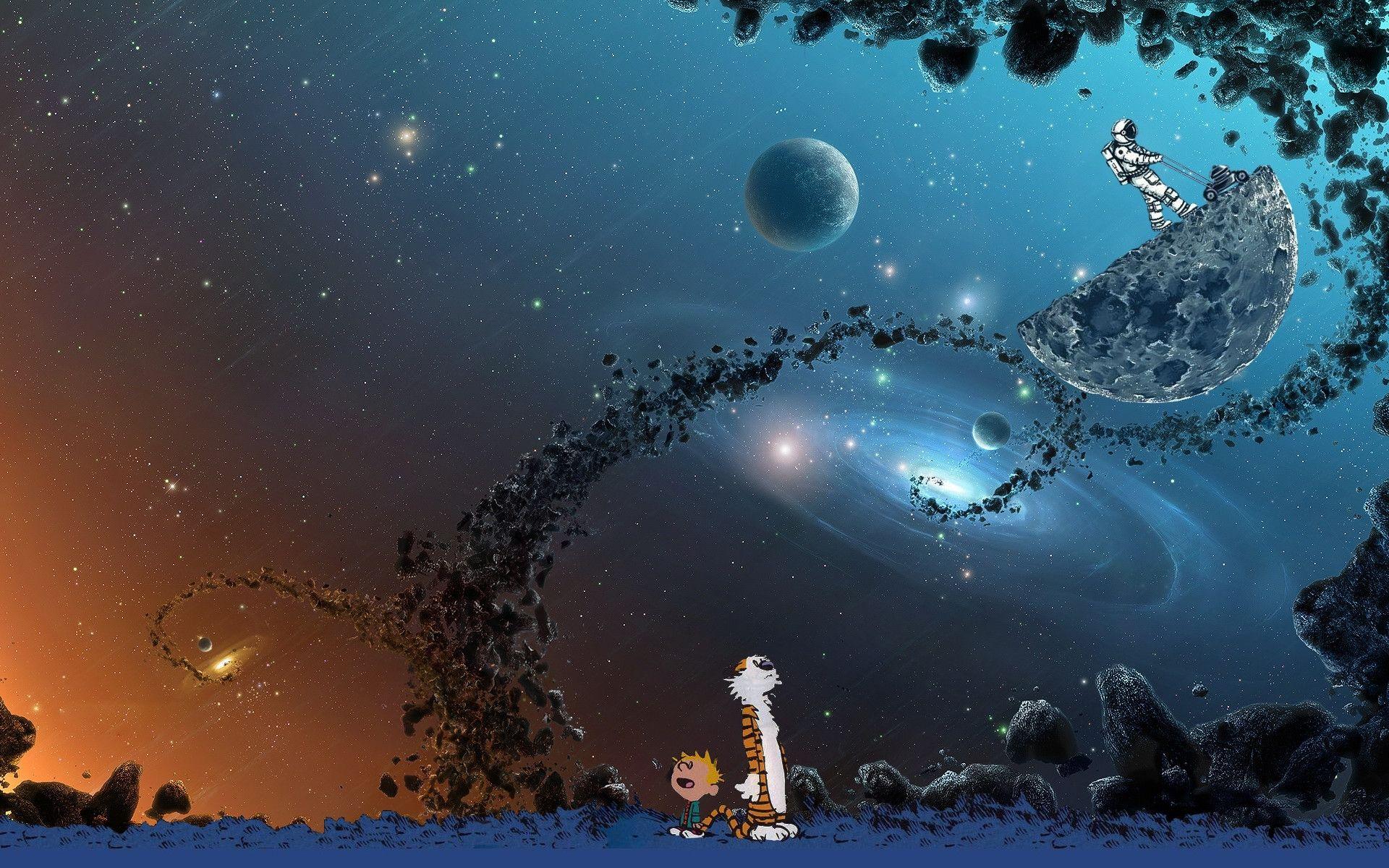 1920x1200 Calvin And Hobbes Wallpaper