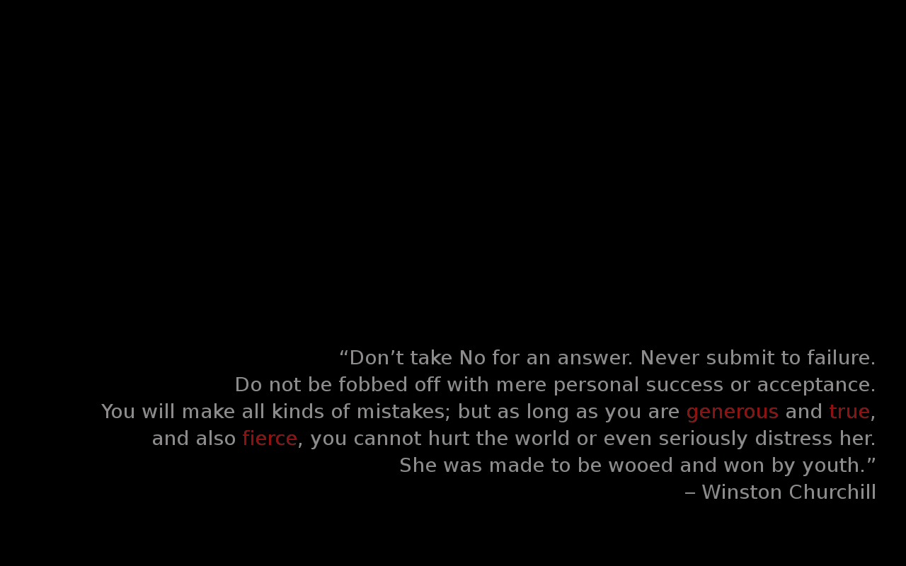 1280x800 Winston Churchill Quote