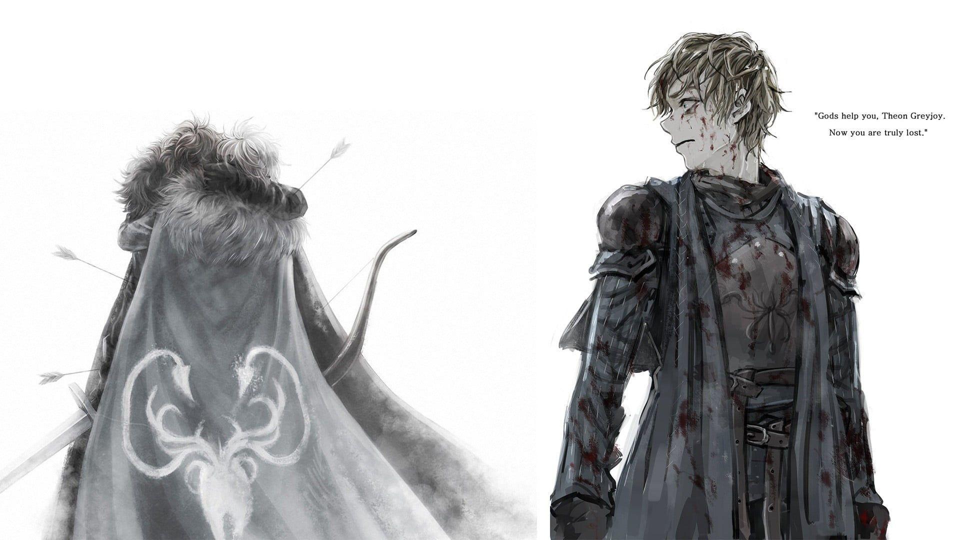 1920x1080 Anime character illustration, Game of Thrones, fan art, Theon