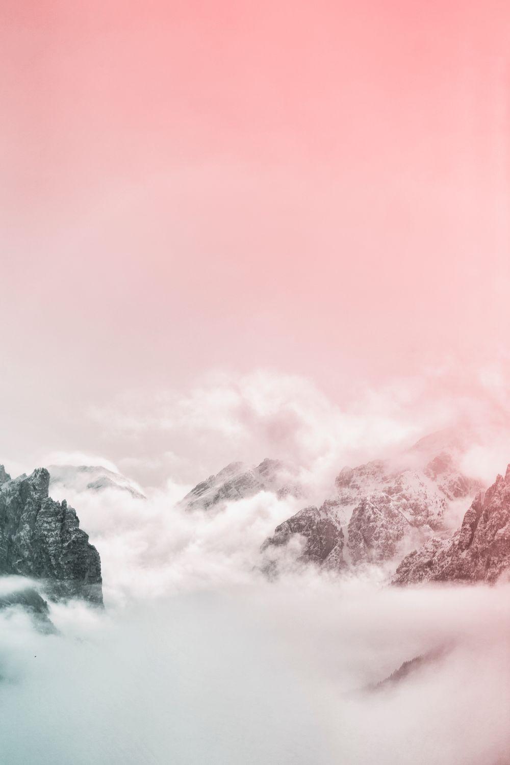 1000x1500 Pastel Minimalist Illustration Desktop Wallpaper HD