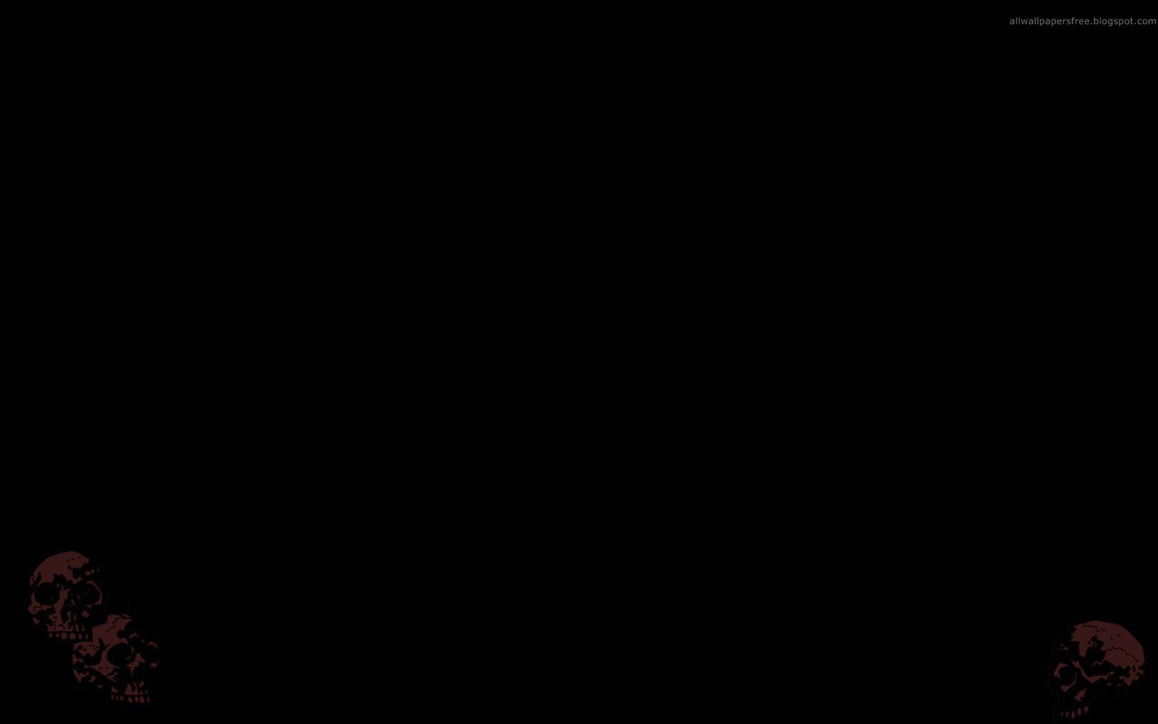 1680x1050 Black Skull wallpaper from Skulls wallpaper