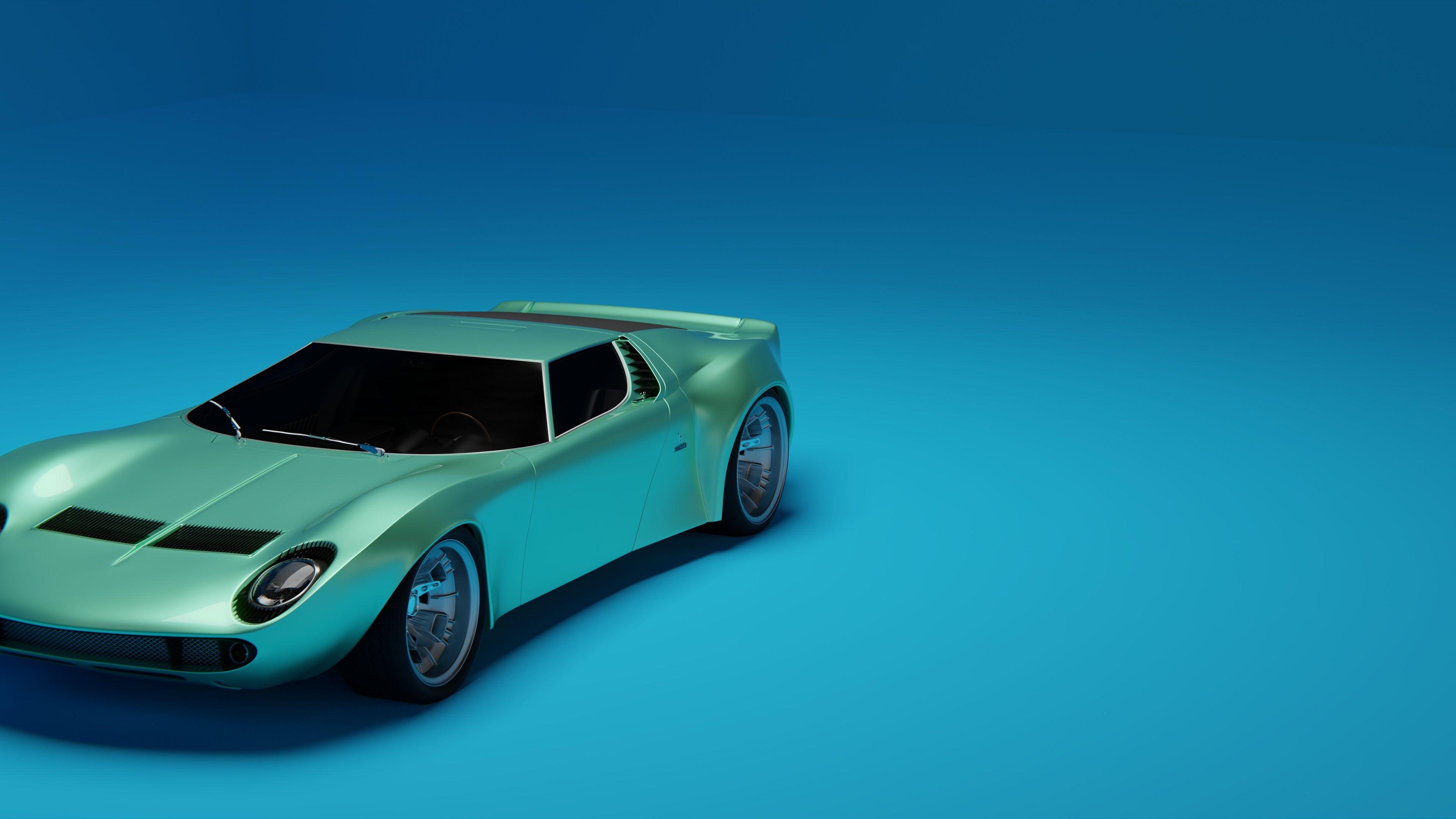 3840x2160 Wallpaper 4k Lamborghini Miura 4k Wallpaper, Cars Wallpaper, HD