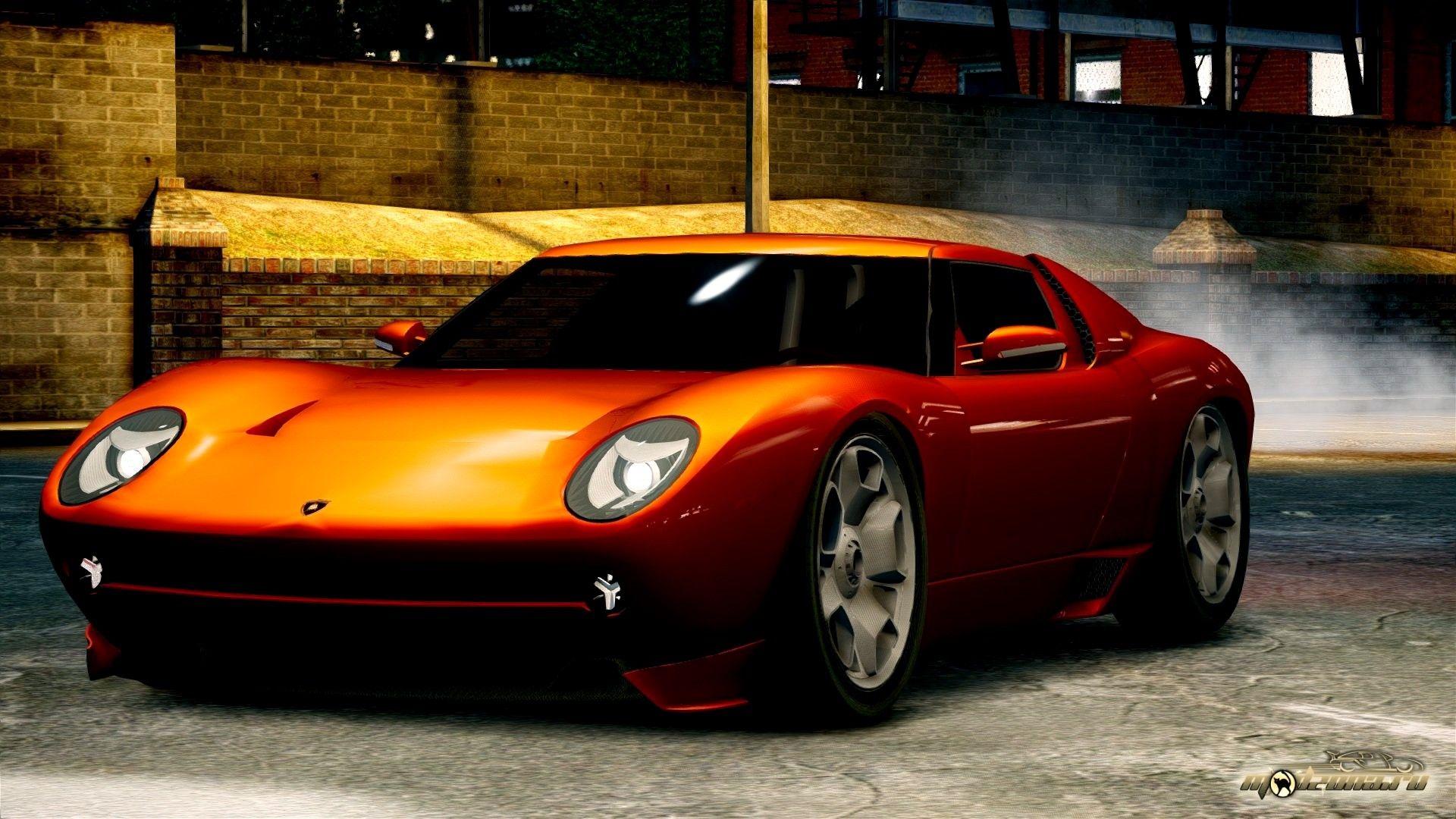 1920x1080 Lamborghini Miura Wallpaper