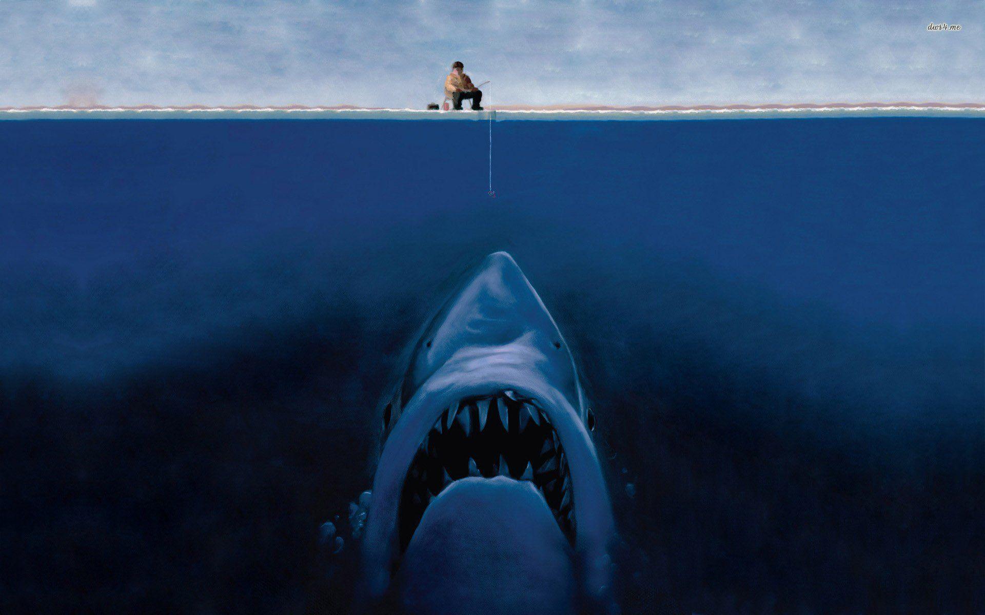 1920x1200 The Fisherman And Shark