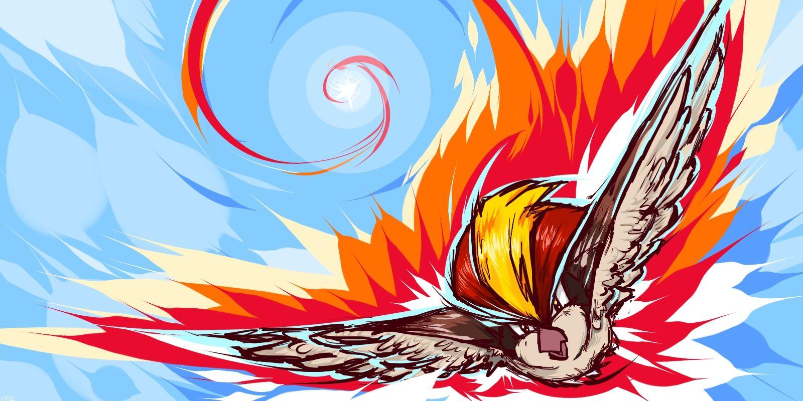 1600x800 pokemon fly pidgeot ishmam attack pokemon blue pokemon gold