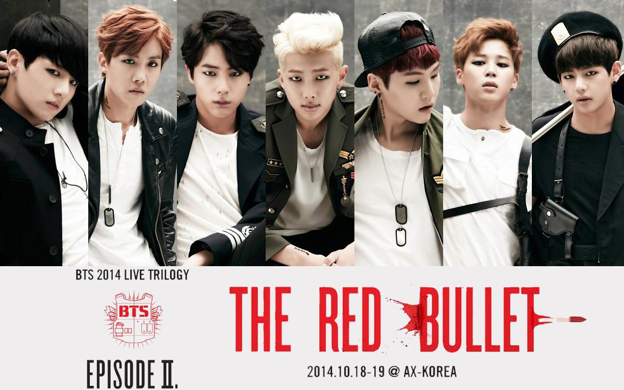 1280x800 BTS 2014 LIVE TRILOGY EPISODE Ⅱ: THE RED BULLET Wallpaper