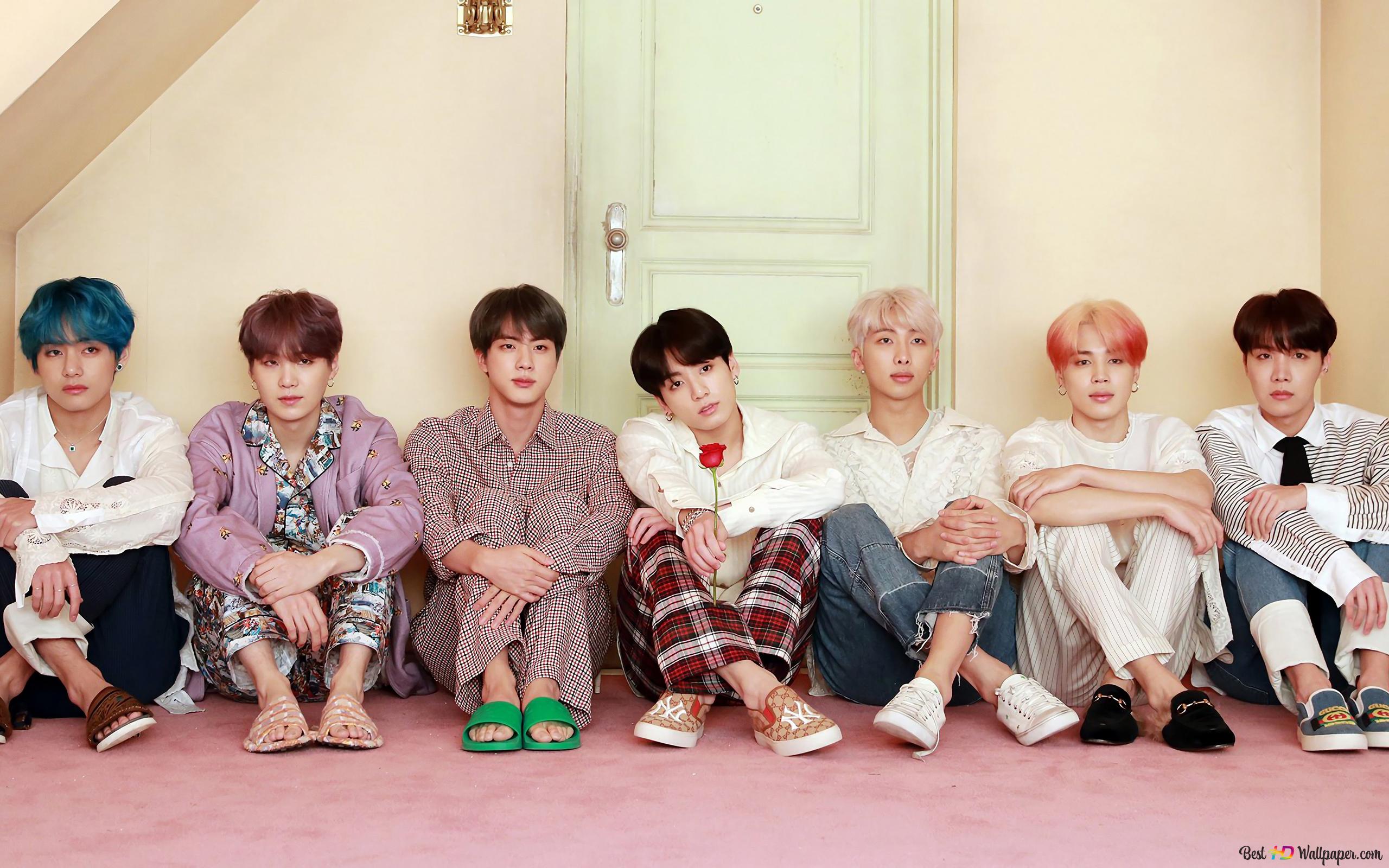 2560x1600 BTS (Bangtan Boys) Members in 'Map of The Soul: Persona' MV Photohoot 4K wallpaper download