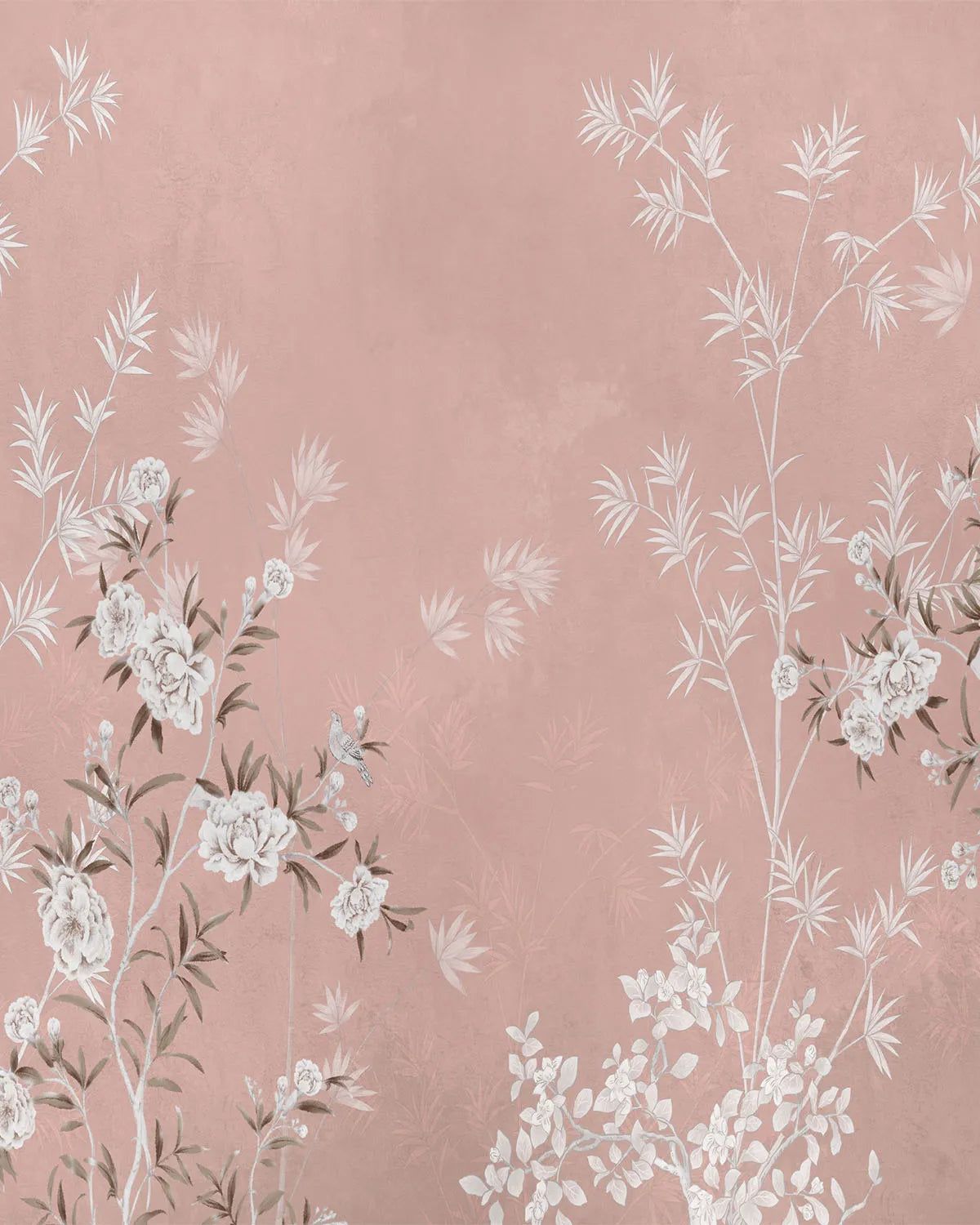 1200x1500 Chinoiserie Bamboo Dusty Pink Wallpaper Removable Peel & Stick Online