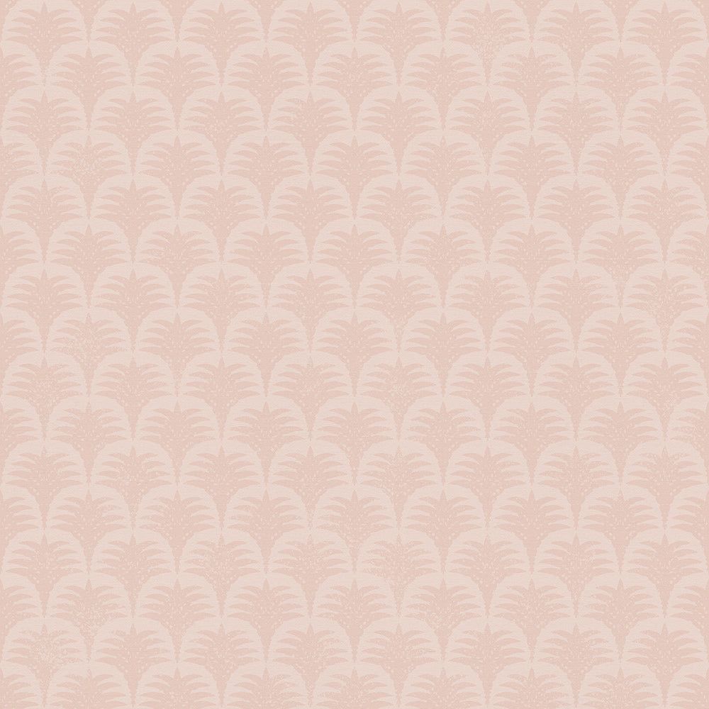 1000x1000 Nouveau Palm Wallpaper in Dusty Pink