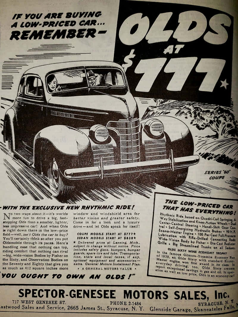 800x1066 Download An Old Advertisement For A Car Wallpaper
