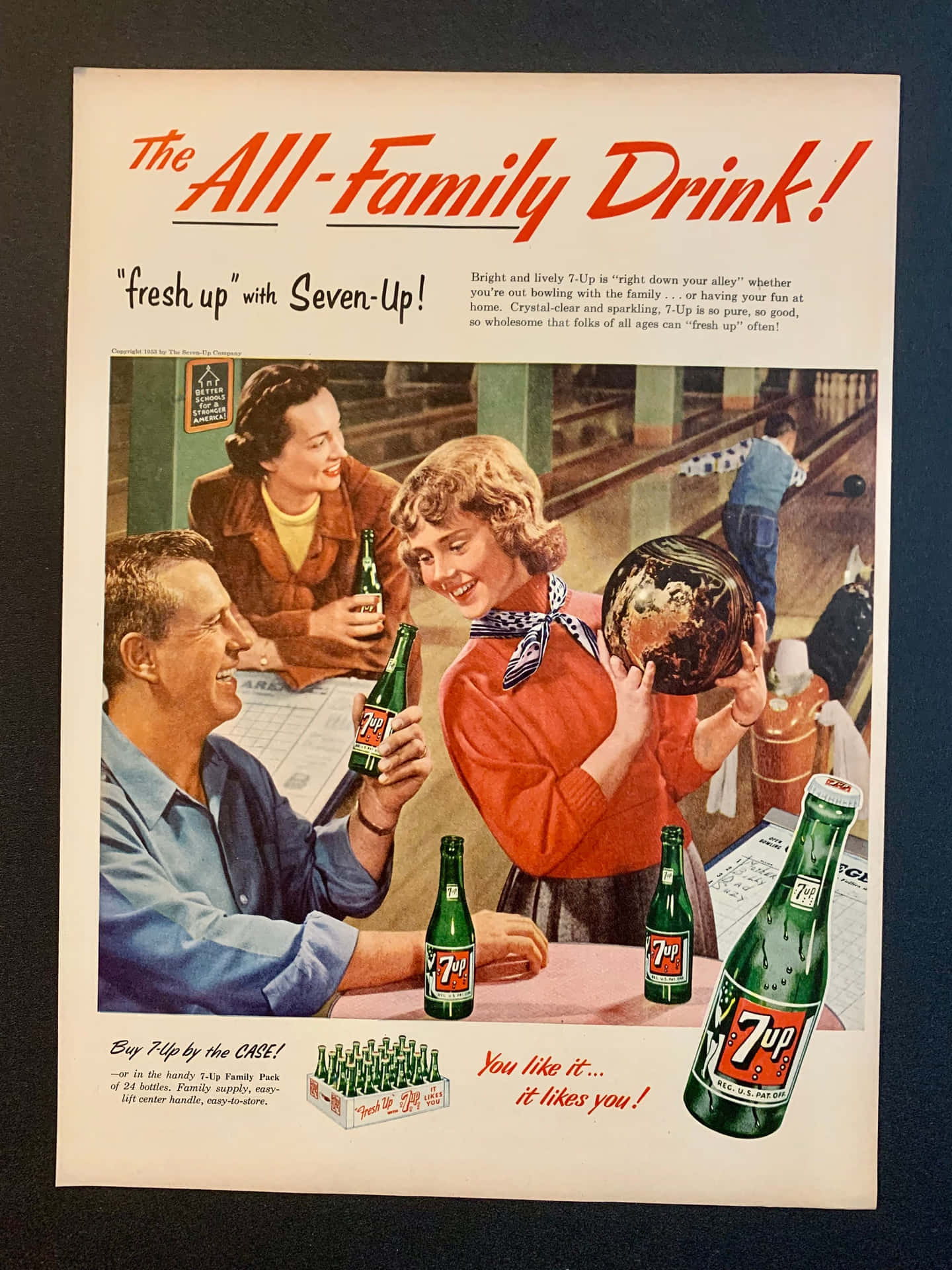 1440x1920 Download Vintage7 Up Family Drink Ad Wallpaper