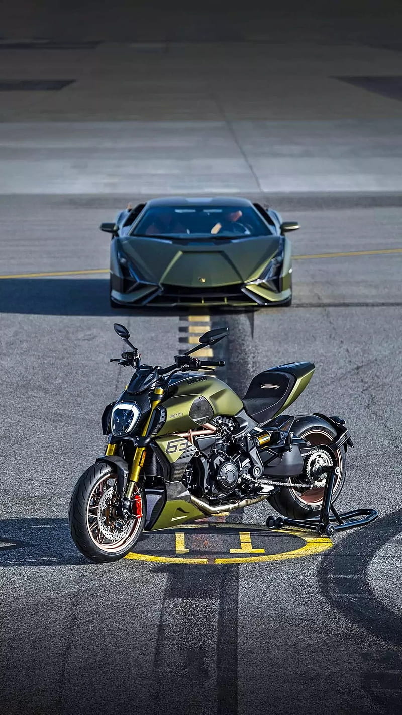 800x1422 Ducati diavel, bikes, lamborghini, HD phone wallpaper