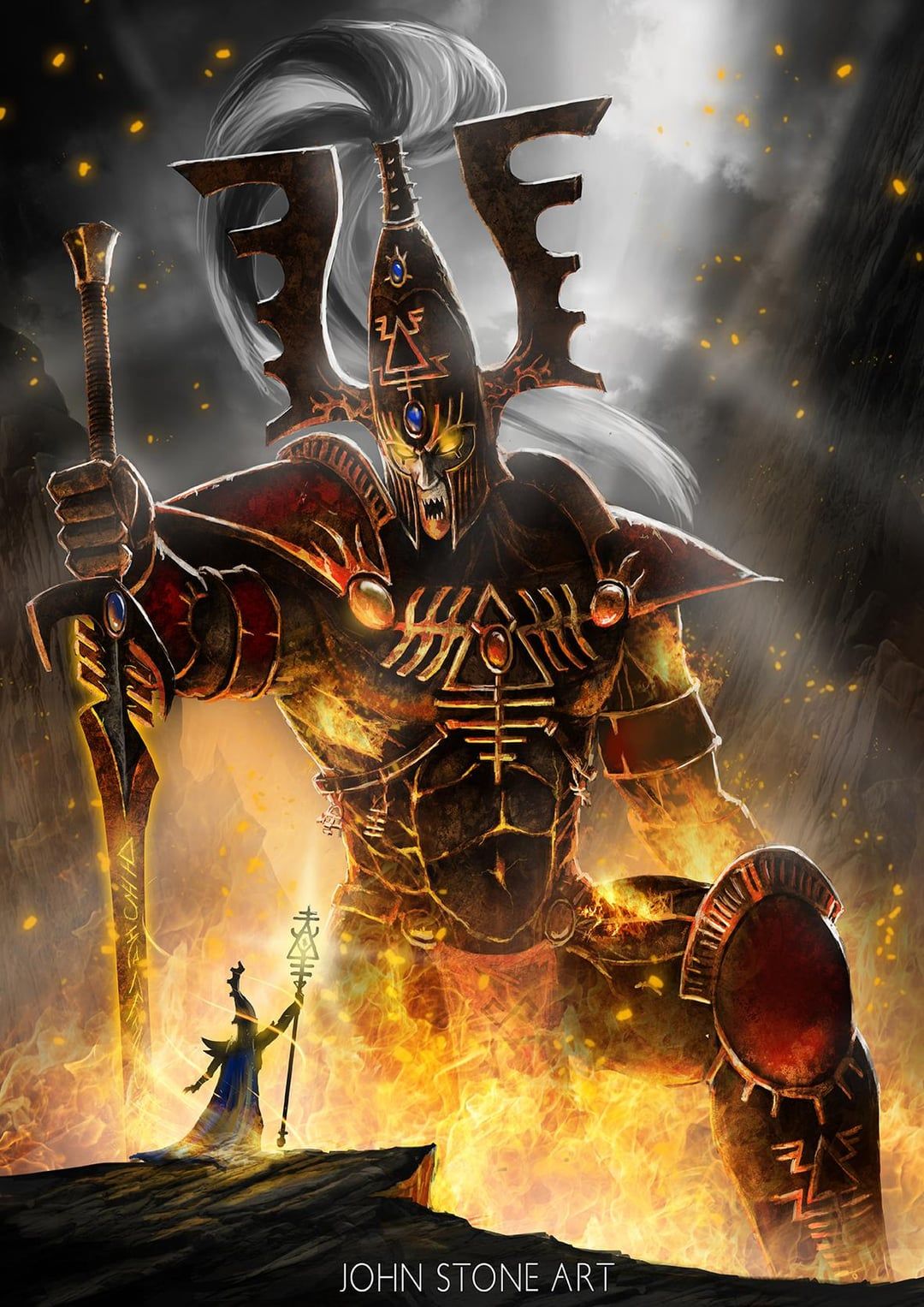 1080x1527 Aeldari Rising I painted