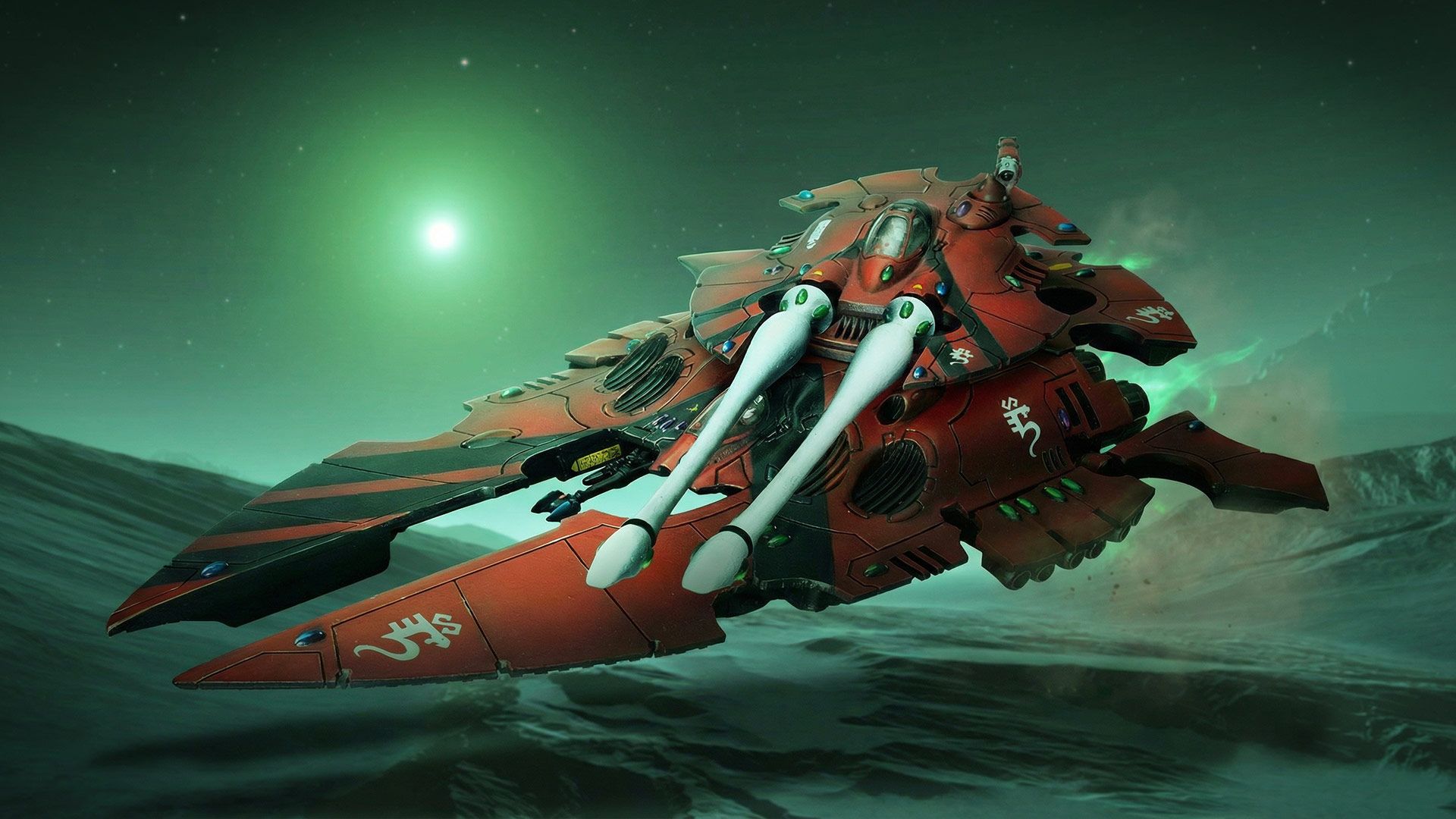 1920x1080 Showcase: Aeldari Saim Hann Scorpion & Hornet Grav Tanks Tale Of Painters