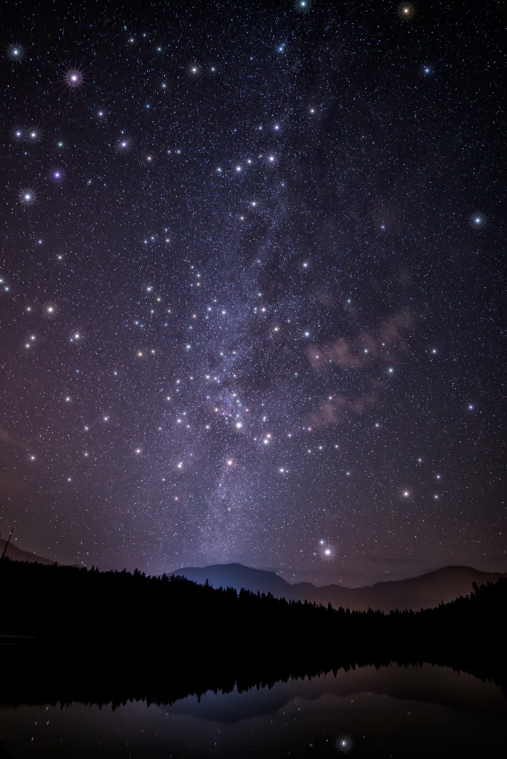 1709x2560 4K Wallpaper Astrology Astronomy Stars Galaxy View