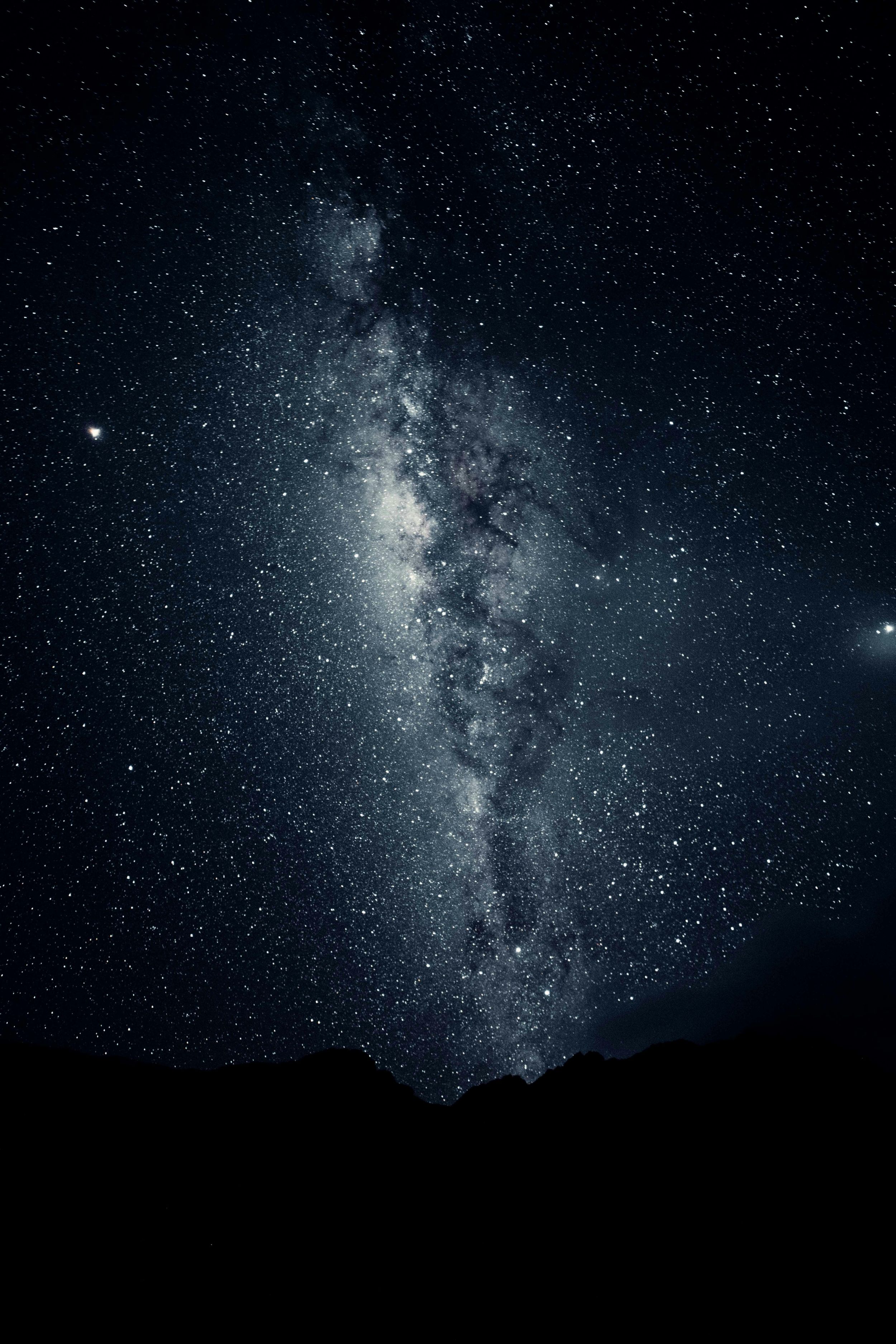 2500x3750 Black Night Sky Stars 4K HD