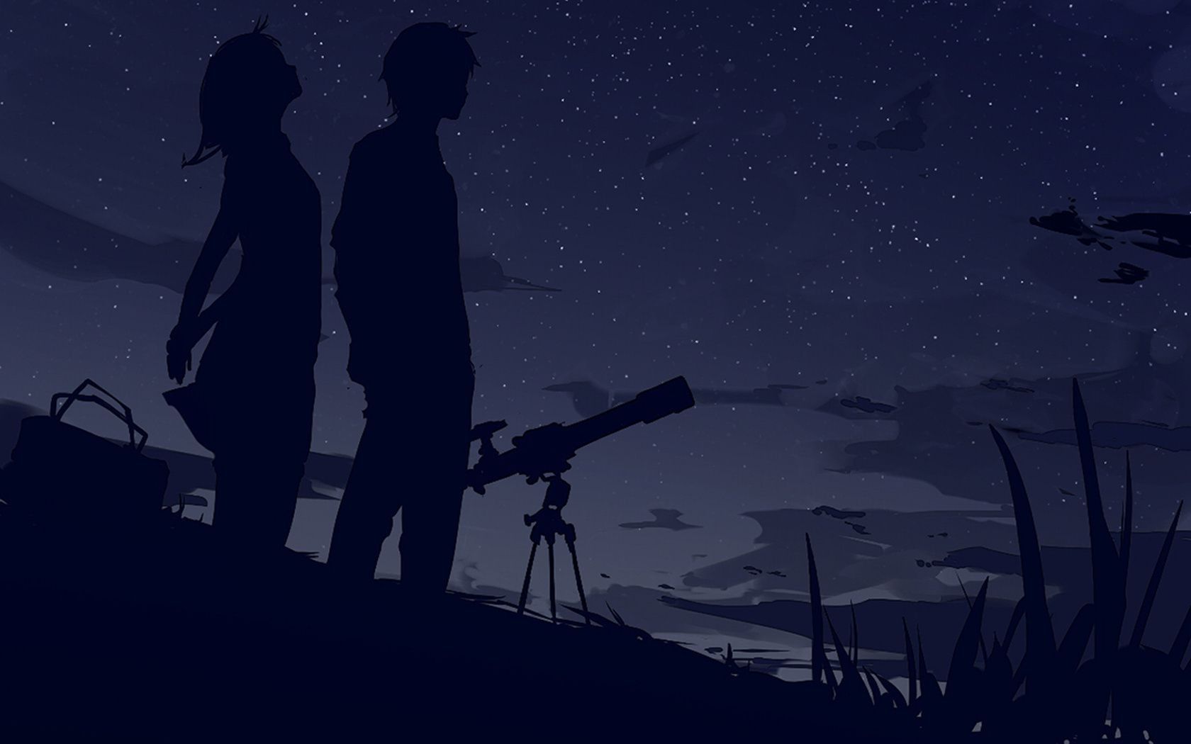 1680x1050 A Couple In Love Is Watching The
