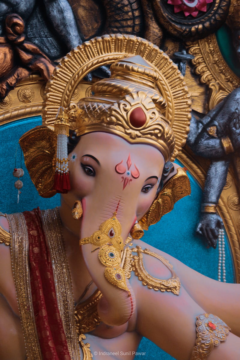 800x1200 Bappa, ganesh chaturthi, ganesha, ganpati, god, lord, mumbai, spiritual, spirituality, HD phone wallpaper