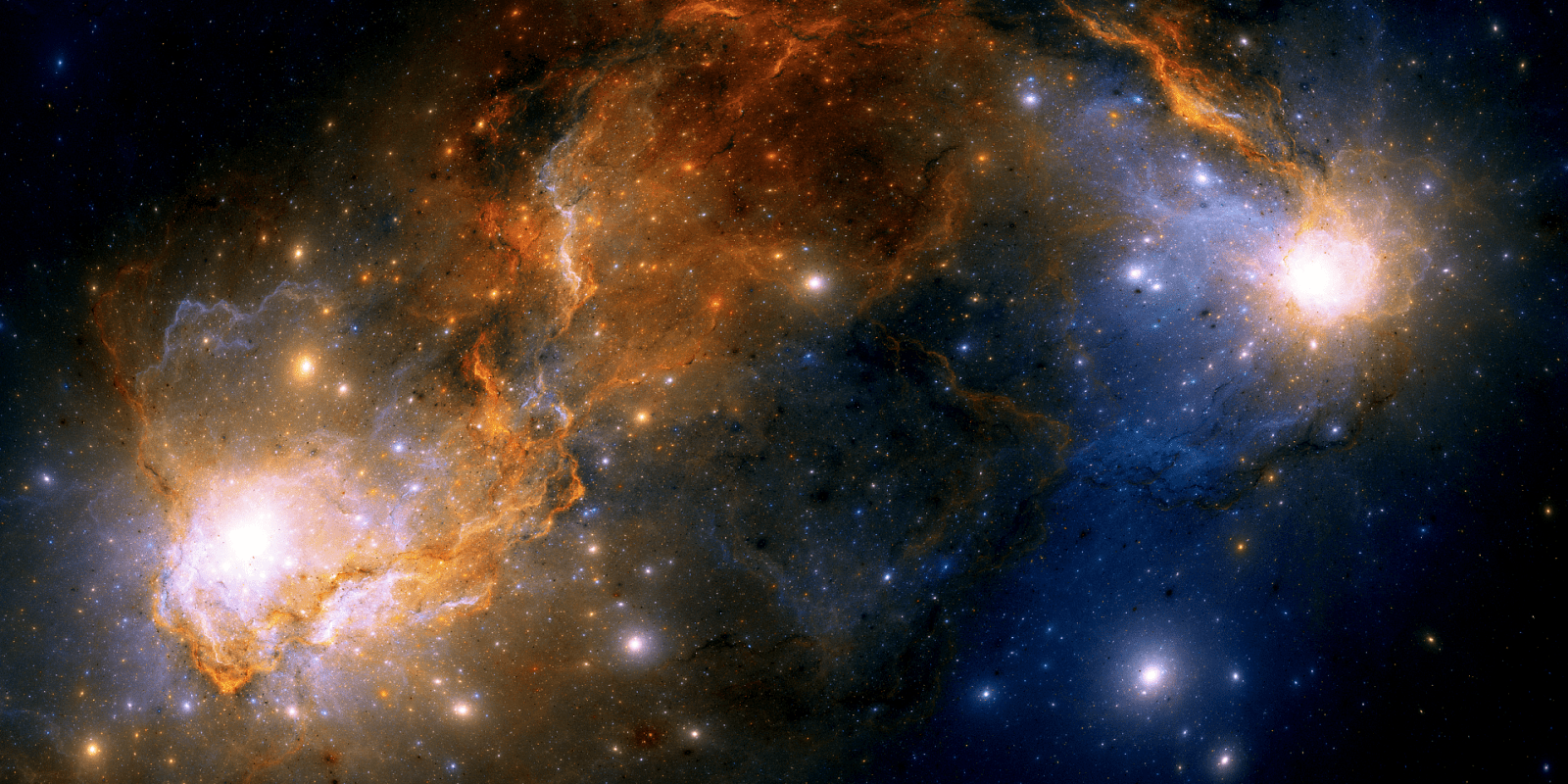 1600x800 Download 1600x800 Galaxy, Stars, Light, Nebula Wallpaper