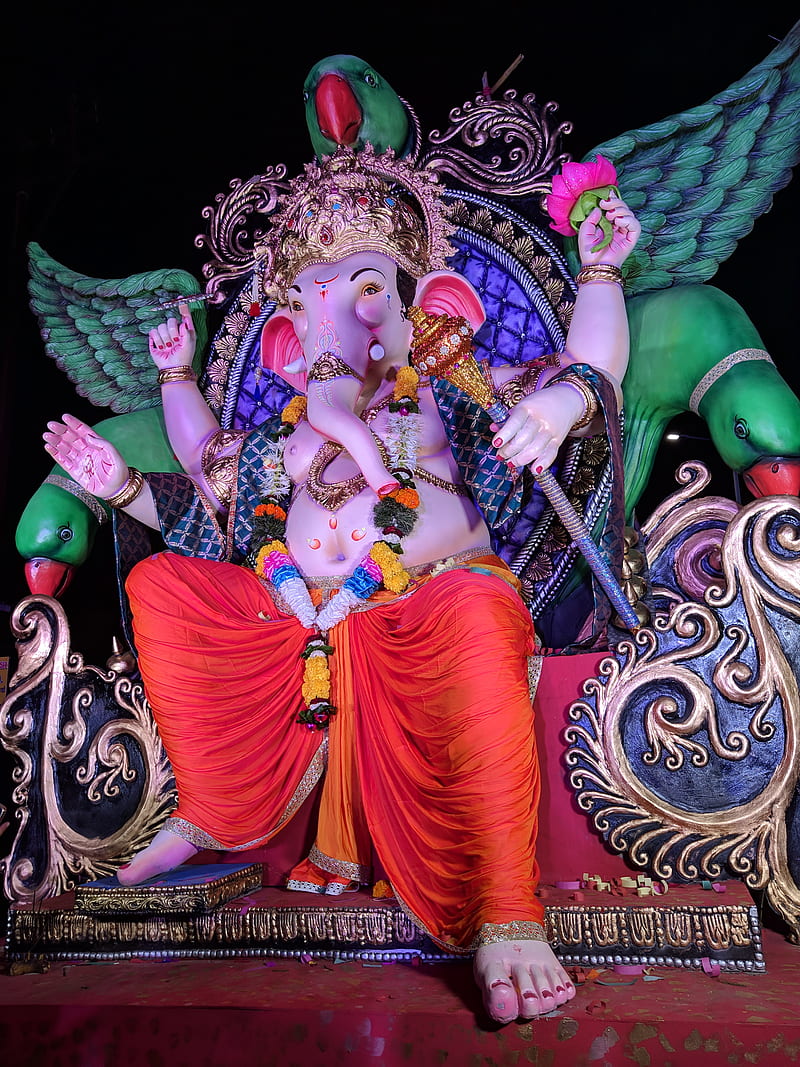 800x1067 Ganpati Bappa morya, ganesh, god, housing cha ganariya, housing cha raja, lord, HD phone wallpaper