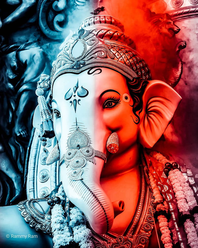 800x1000 4096x2304px, 4K free download. Ganesh, ganesh ji, ganesha, ganpati bappa, god, lord, mumbai, HD phone wallpaper