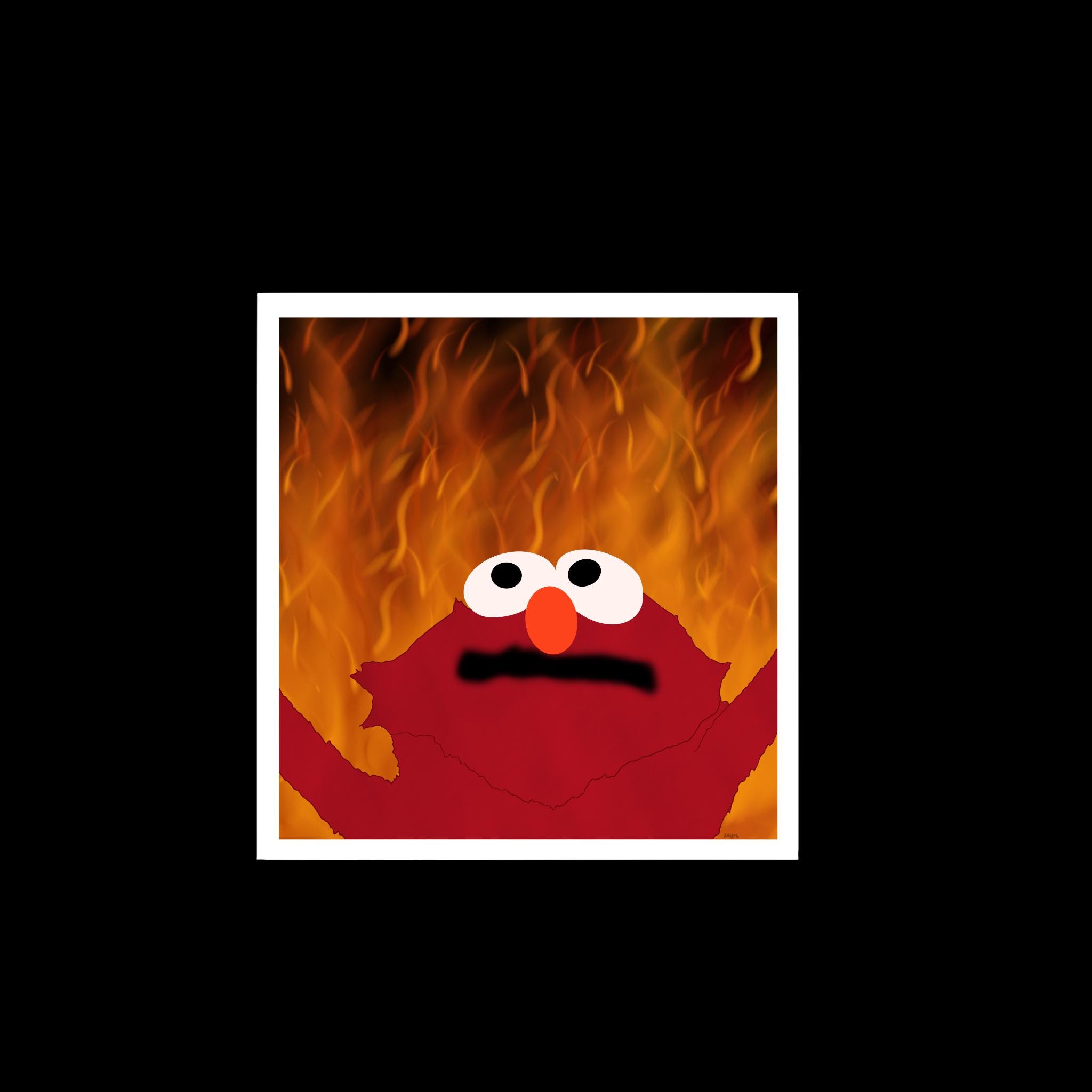 2048x2048 Elmo Meme Sticker