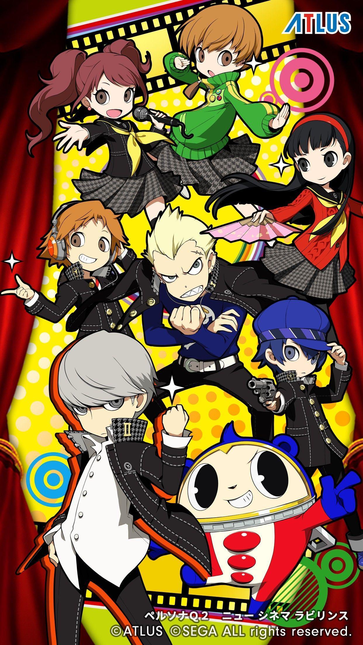 1242x2208 Persona Q2: New Cinema Labyrinth Wallpaper