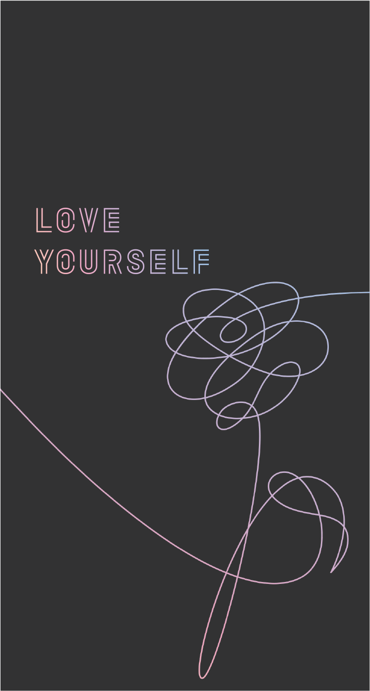 Featured image of post Bts Love Yourself Wallpaper Hd Black It s optimized for my desktop so it might not fit perfectly on others