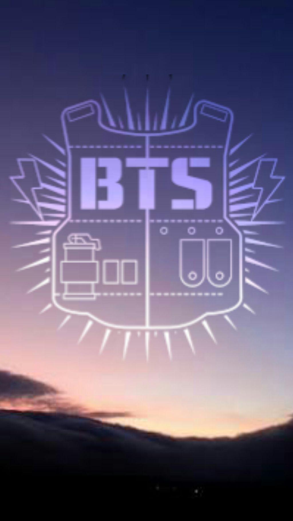 1024x1820 bangtanboys BTS logo hình nền bầu trời