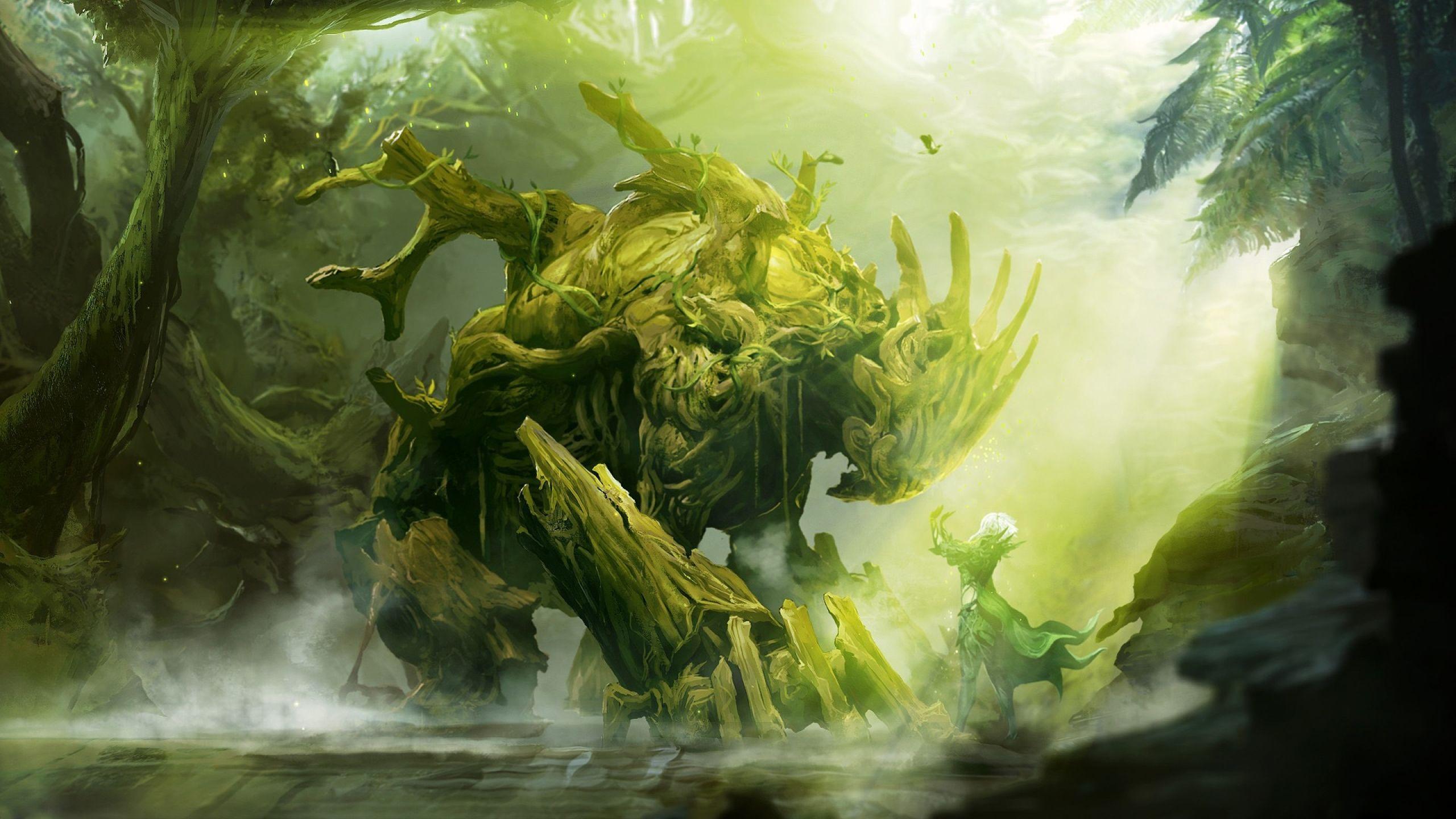 2560x1440 Guild Wars Monster Forest 1440P Resolution Wallpaper, HD