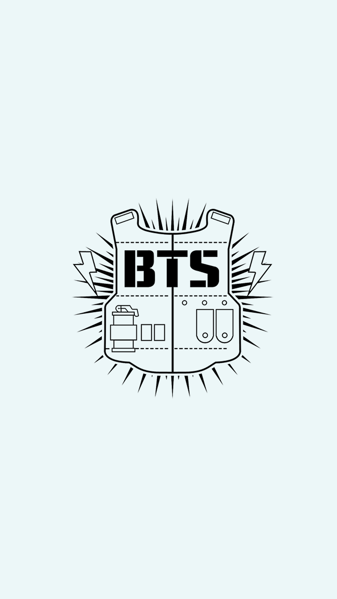 BTS letter logo design on black background. BTS creative initials letter  logo concept. BTS letter design. 7089310 Vector Art at Vecteezy