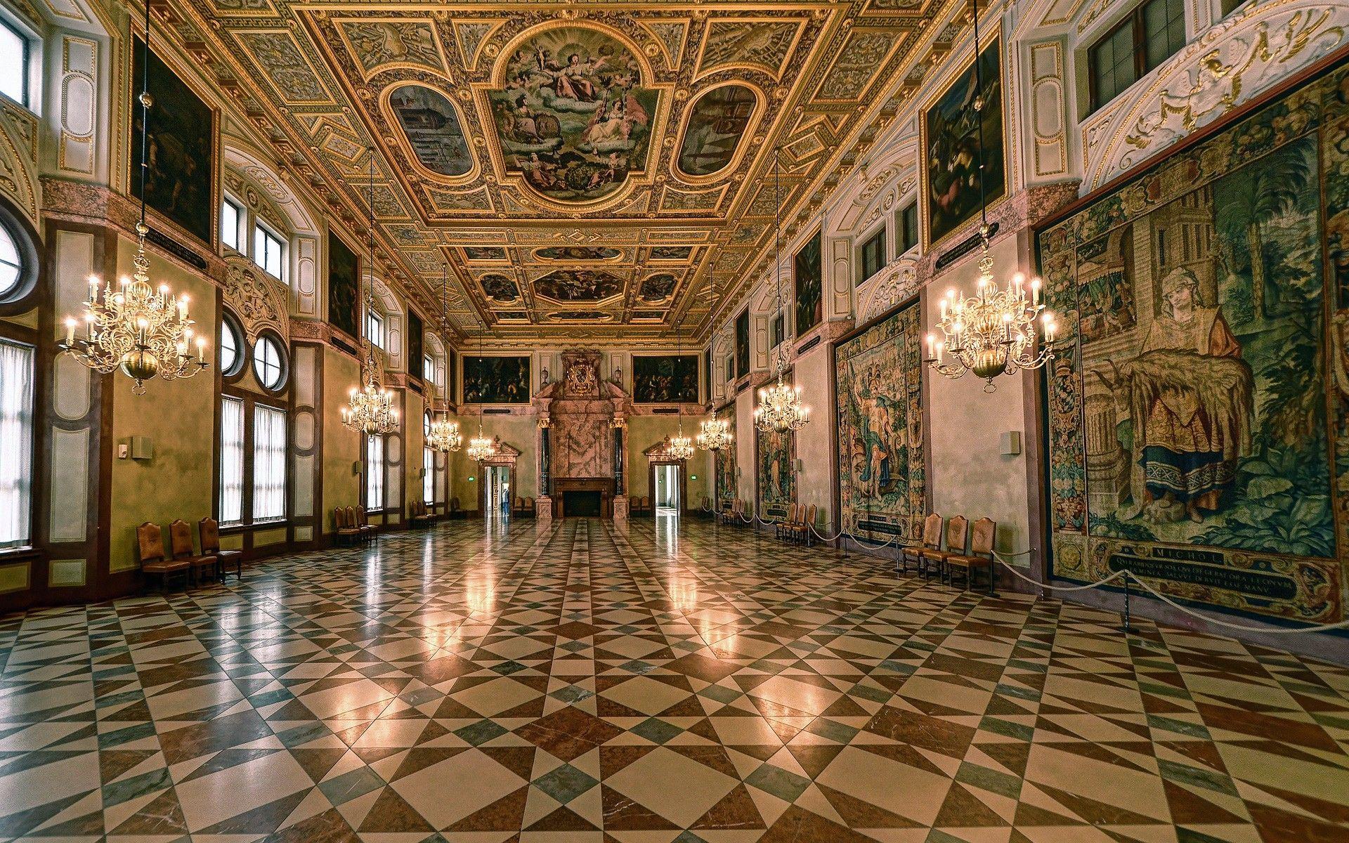 1920x1200 Interior room in a luxurious palace Desktop wallpaper 1680x1050
