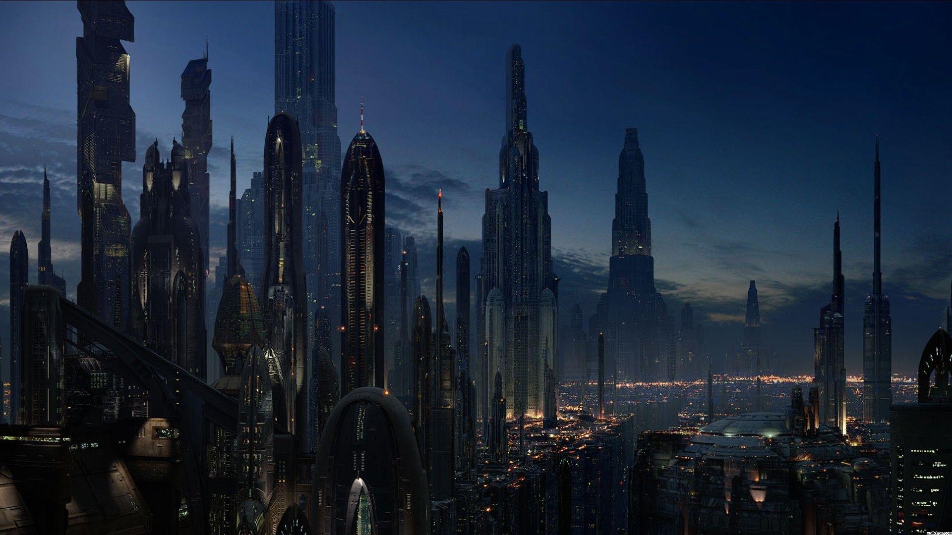 1920x1080 Sci Fi City Wallpaper