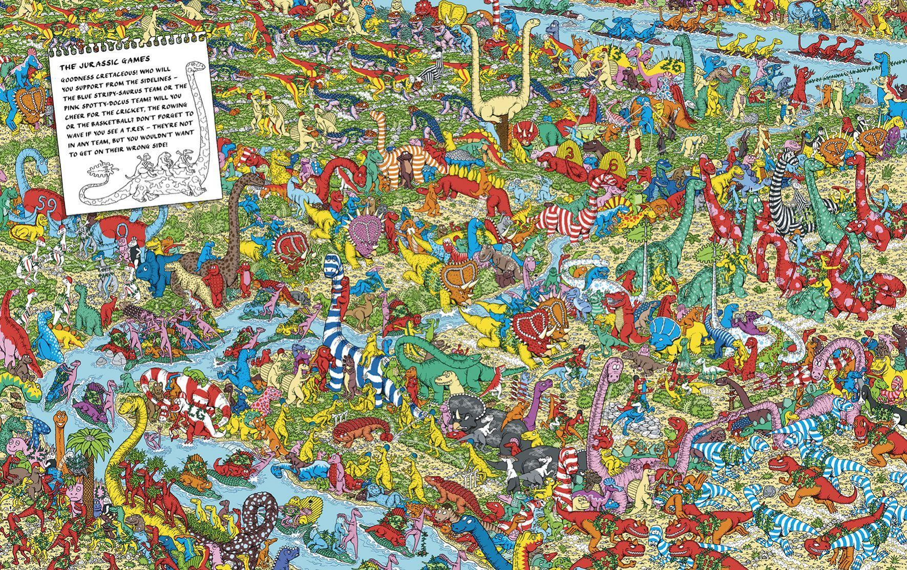 1771x1113 Where's Waldo Dinosaur