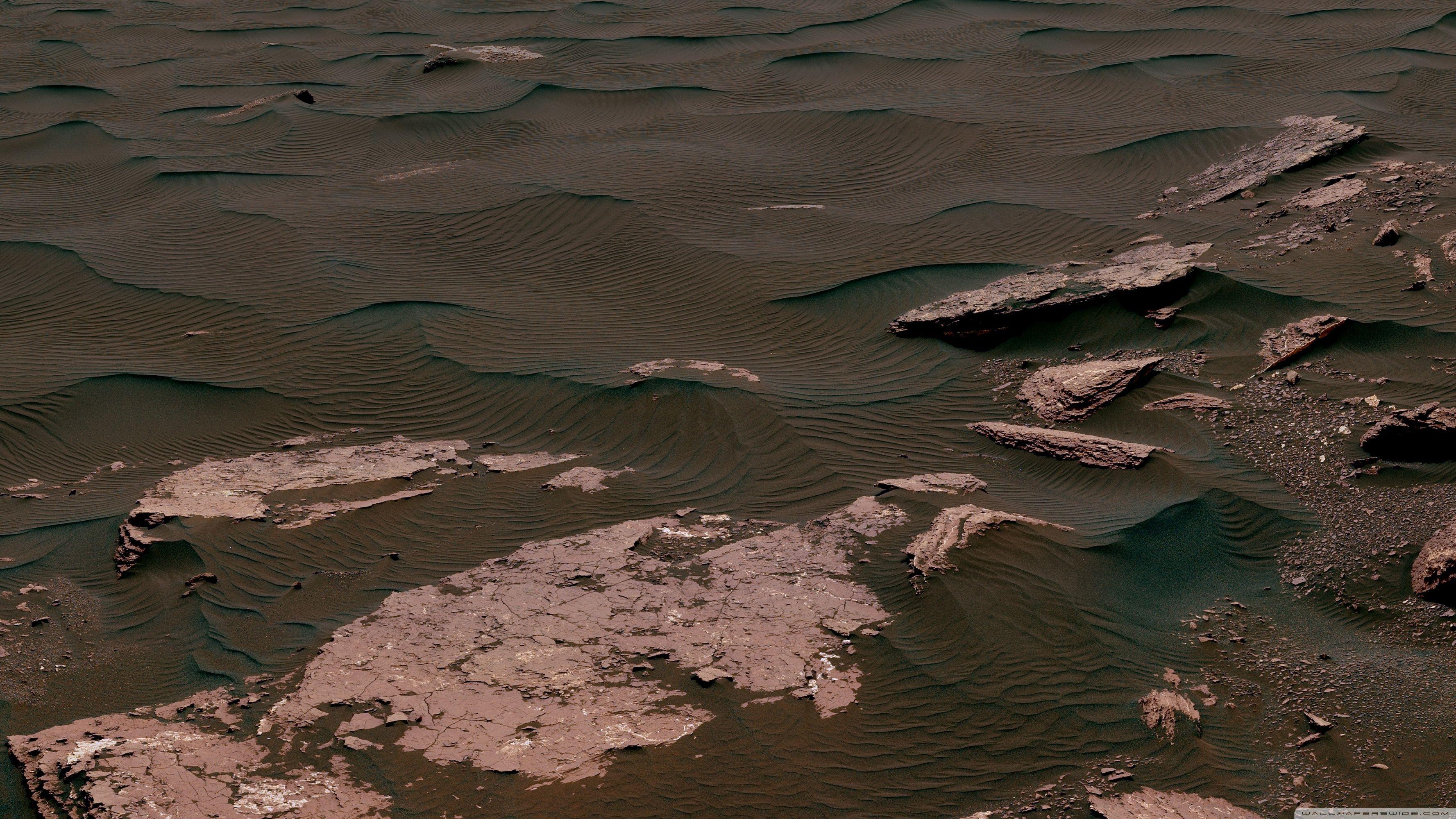 3554x1999 Download Curiosity Mars Rover at Ogunquit Beach UltraHD Wallpaper