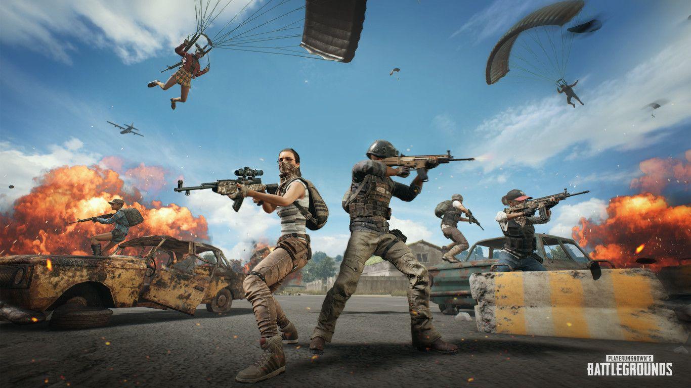 Download wallpaper 1366x768 pubg, helmet guy, a king, android game, tablet,  laptop, 1366x768 hd background, 14775