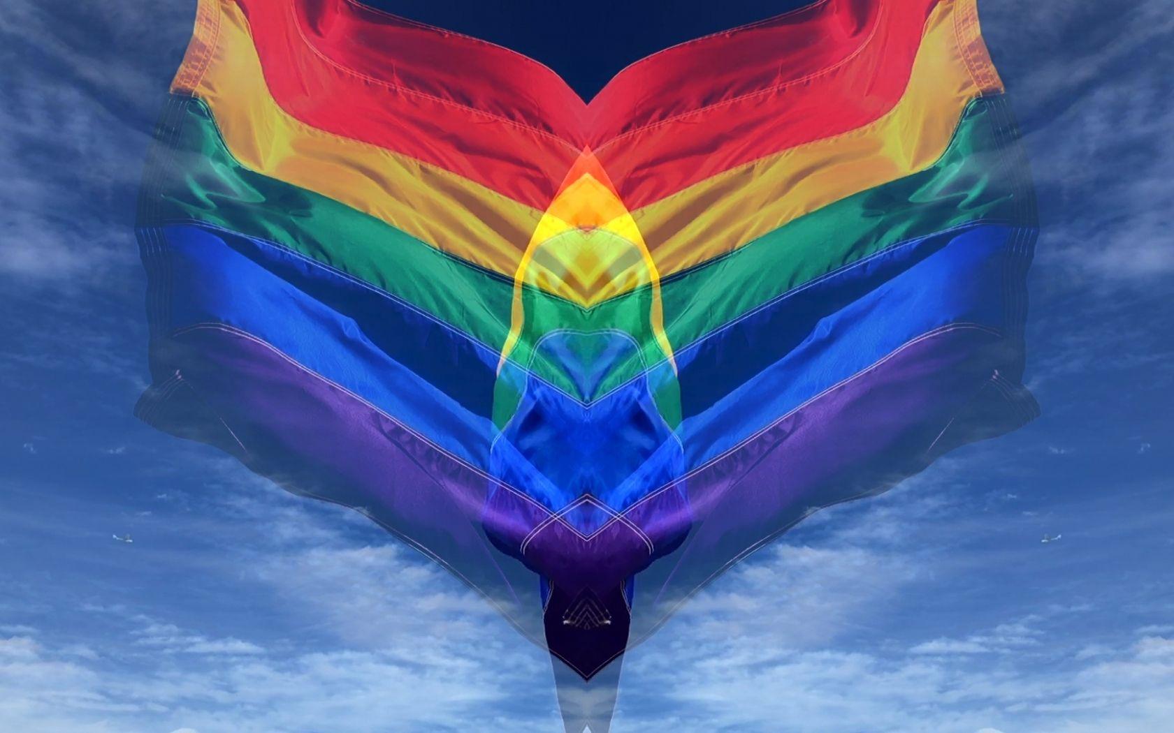 1680x1050 Free download Rainbow Flag Wallpaper About Flag Collections