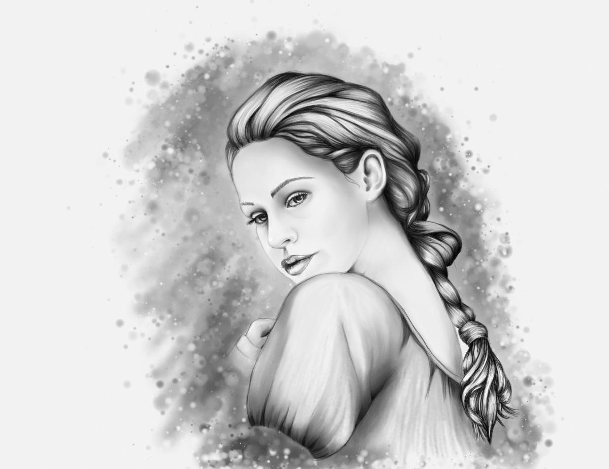 1199x923 Pencil Drawing Image HD