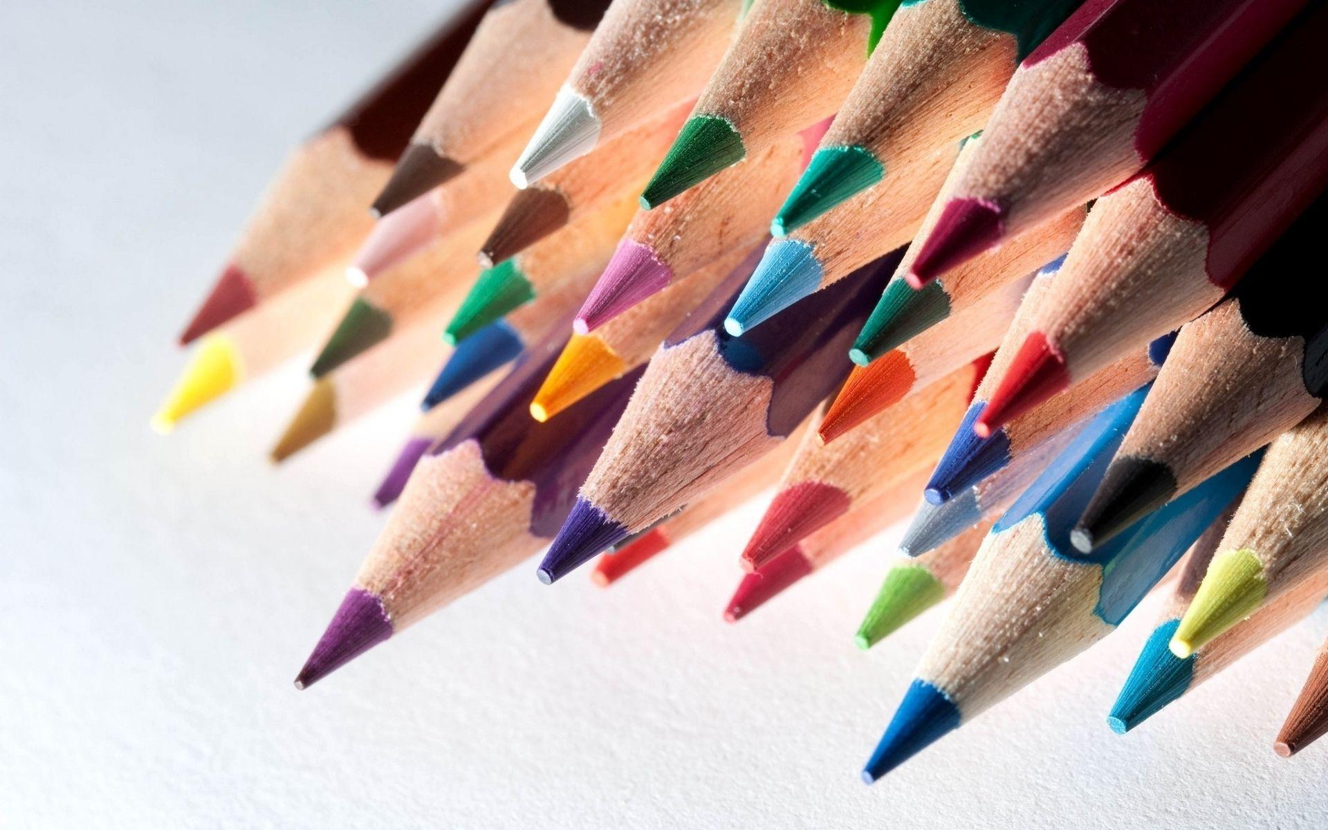1920x1200 Colorful Pencil Drawing Image Wallpaper