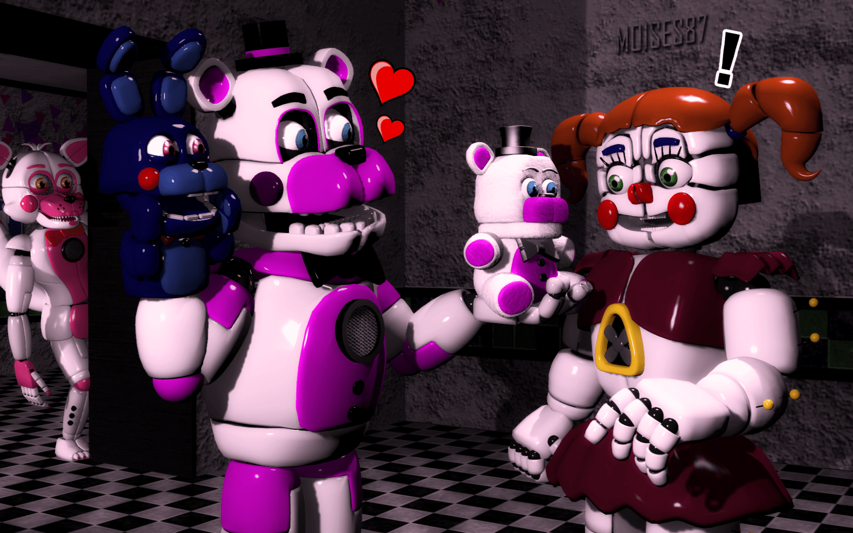 1680x1050 Free download Five Nights at Freddys image special gift funtime