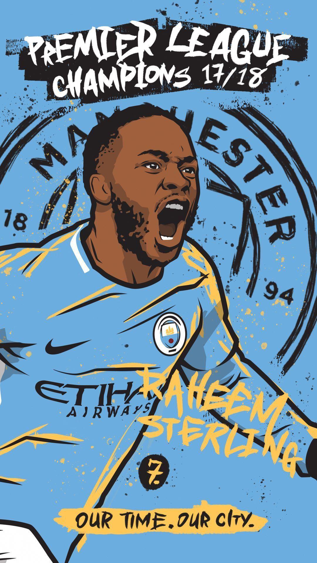 1080x1920 ボード「Manchester City❤️」のピン