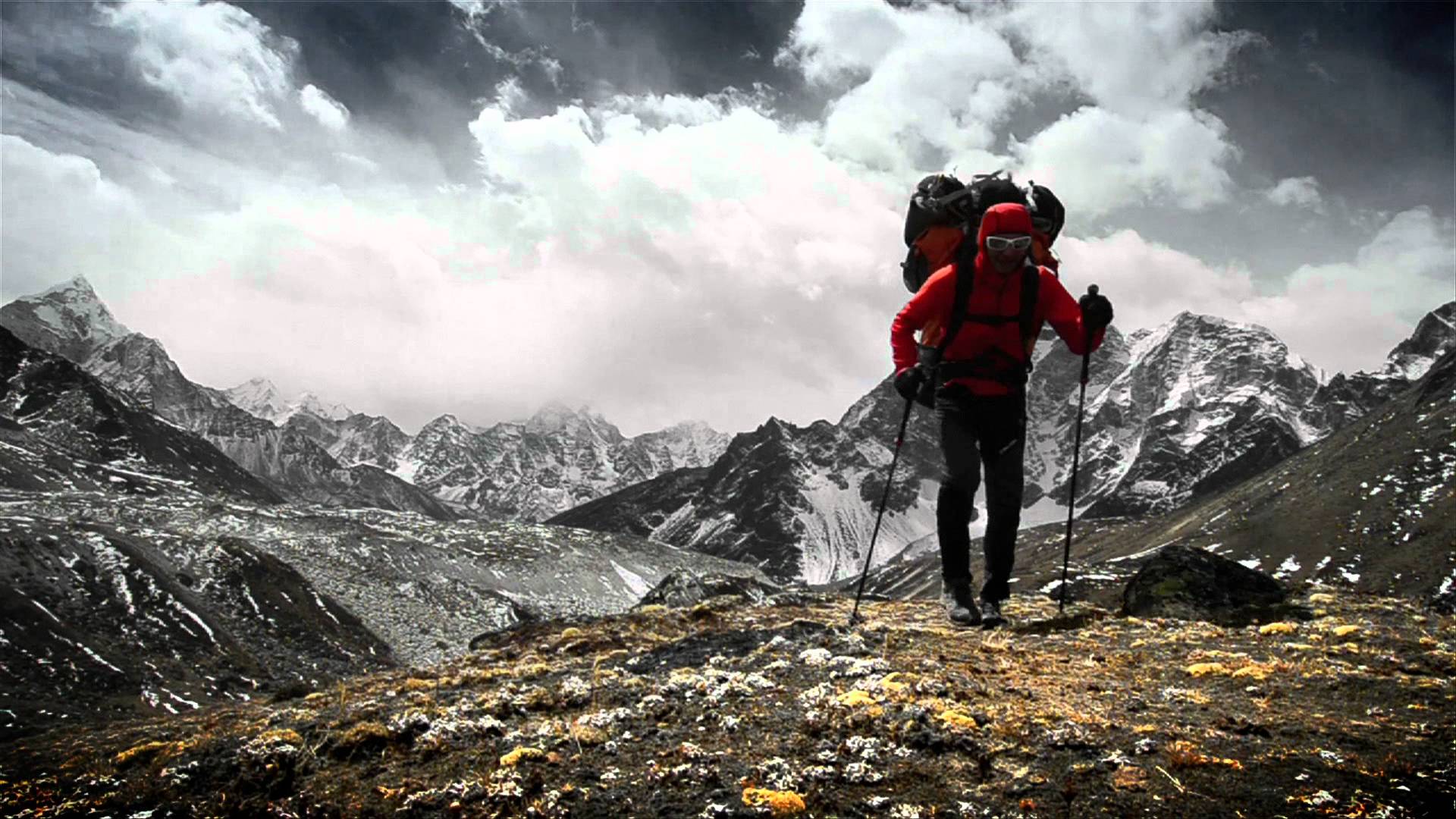 1920x1080 Mountaineering Wallpaper