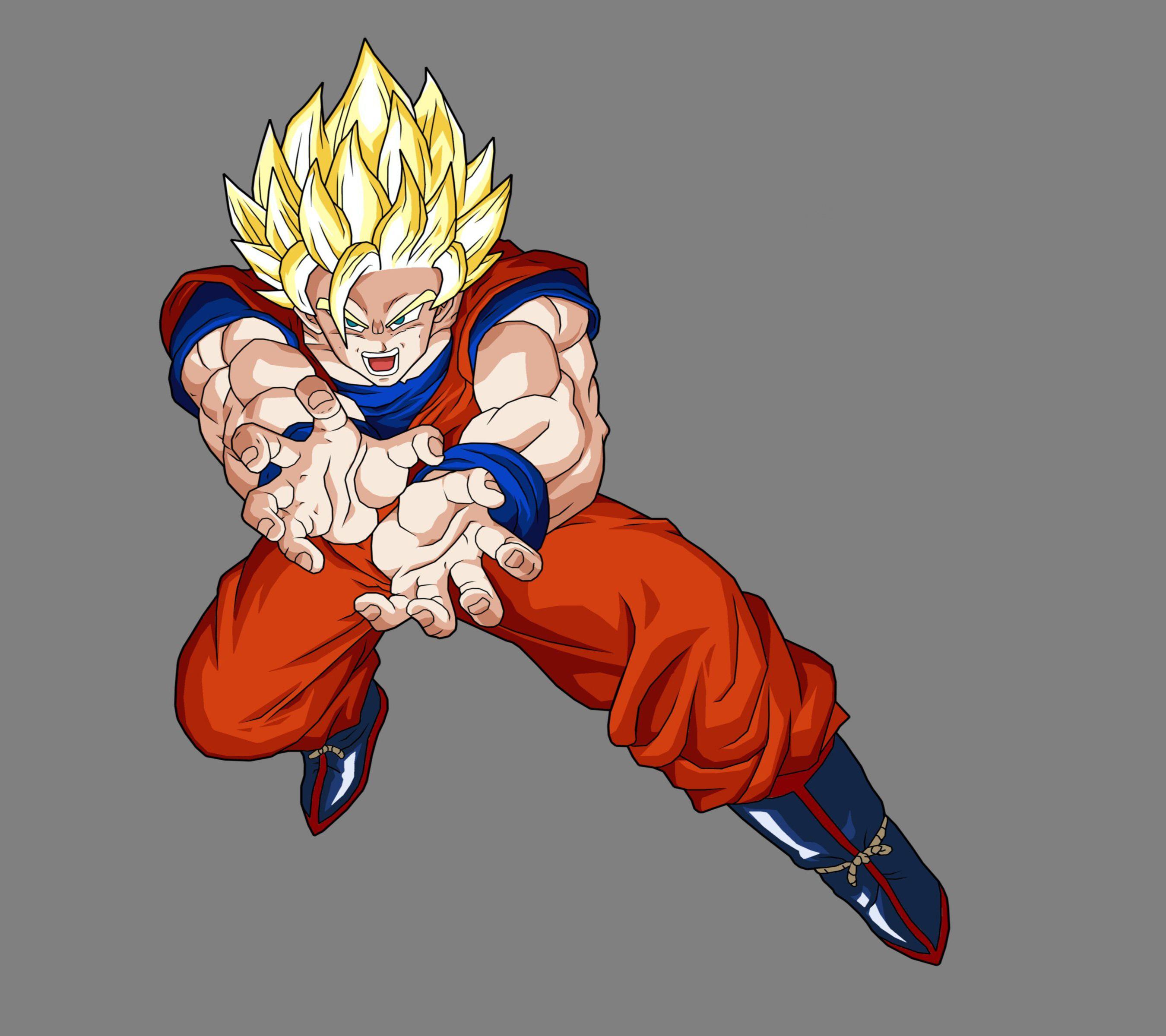 2700x2400 Goku SSJ2 Kamehameha HD Wallpaper. Background Imagex2400